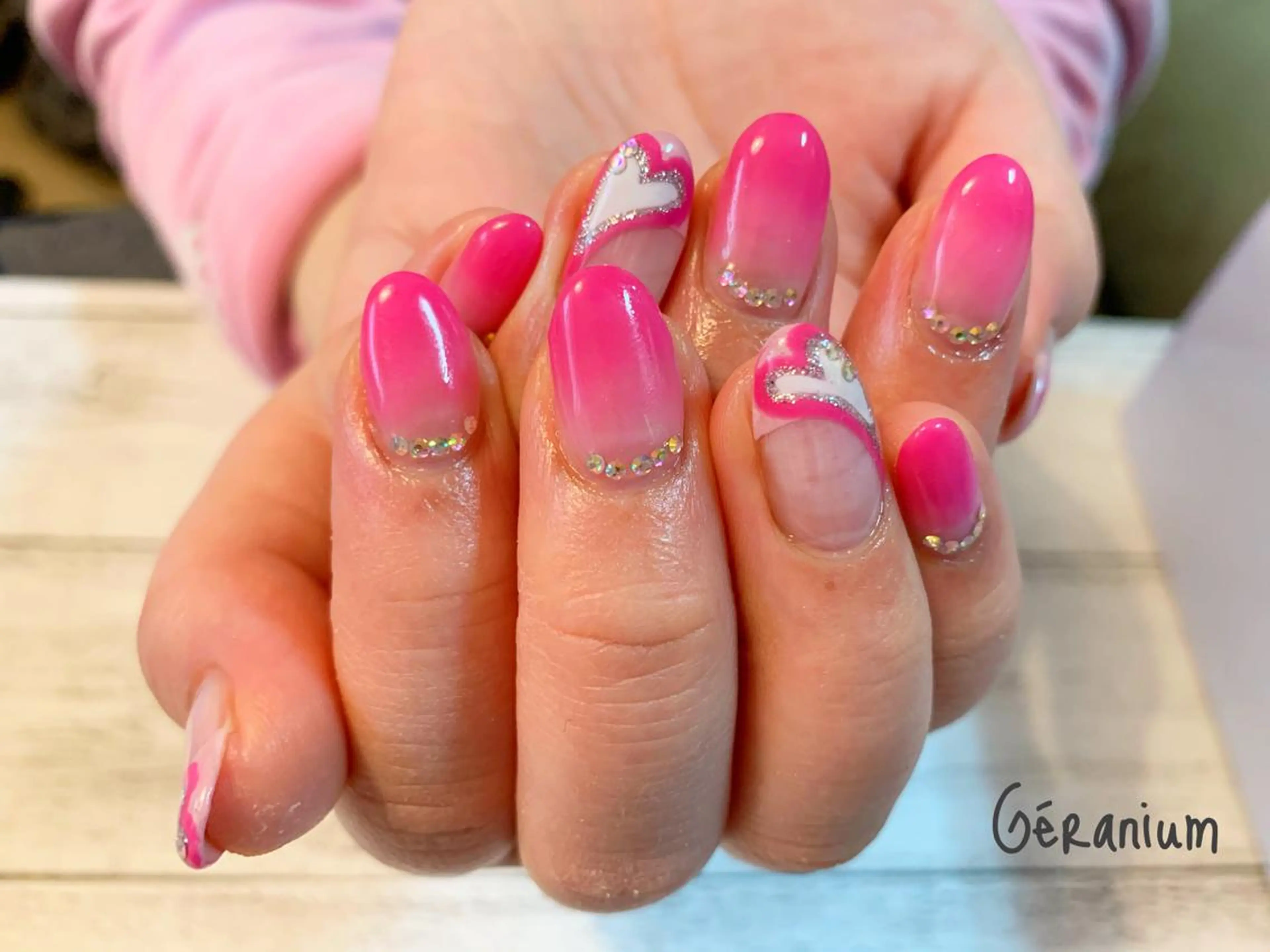 ネイル ハンドネイル GéRanium Harukaのネイルデザイン