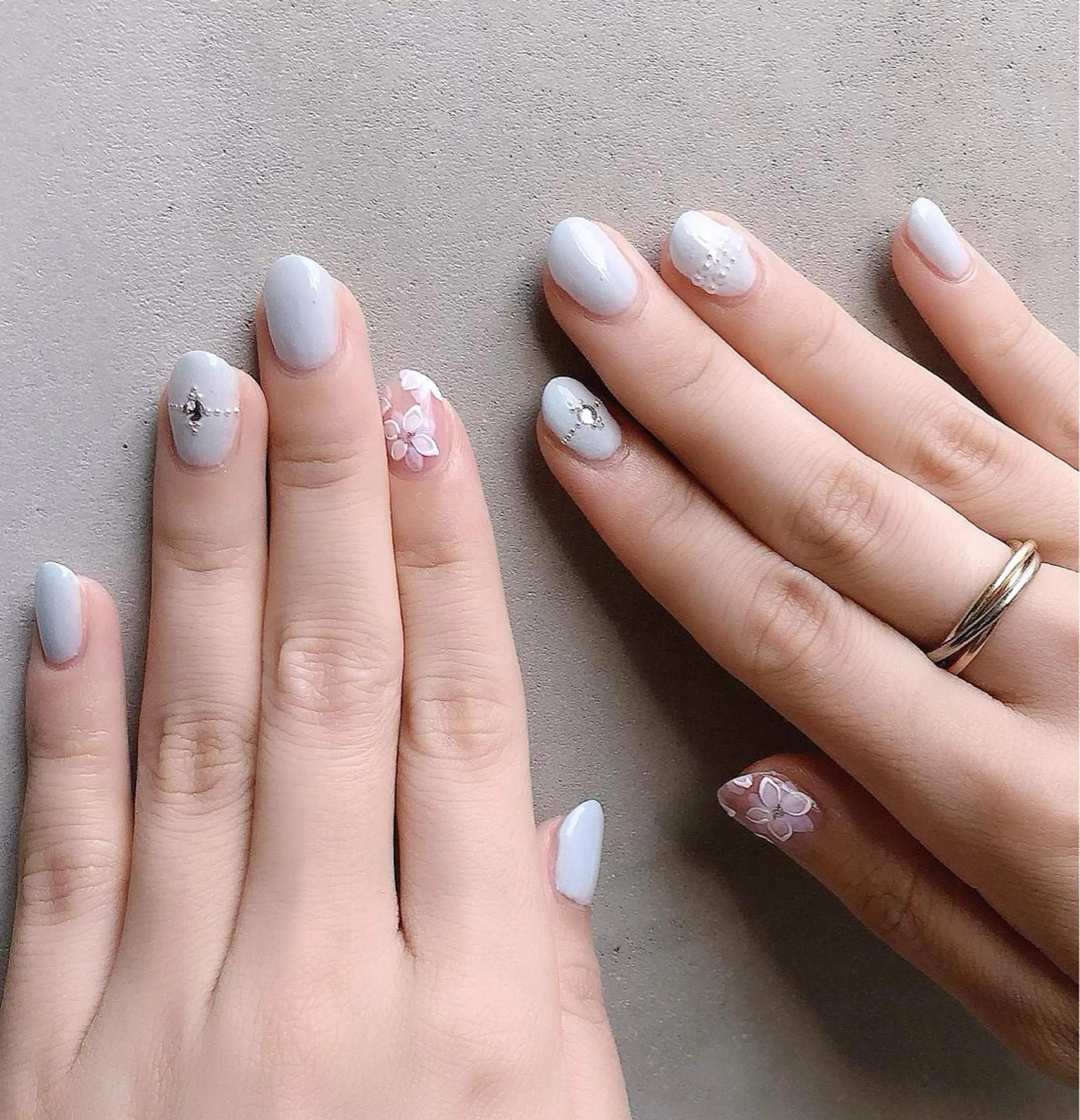 ネイル アートネイル 持ち込み ハンドネイル mano nella mano所属・mano nella manoのネイルデザイン