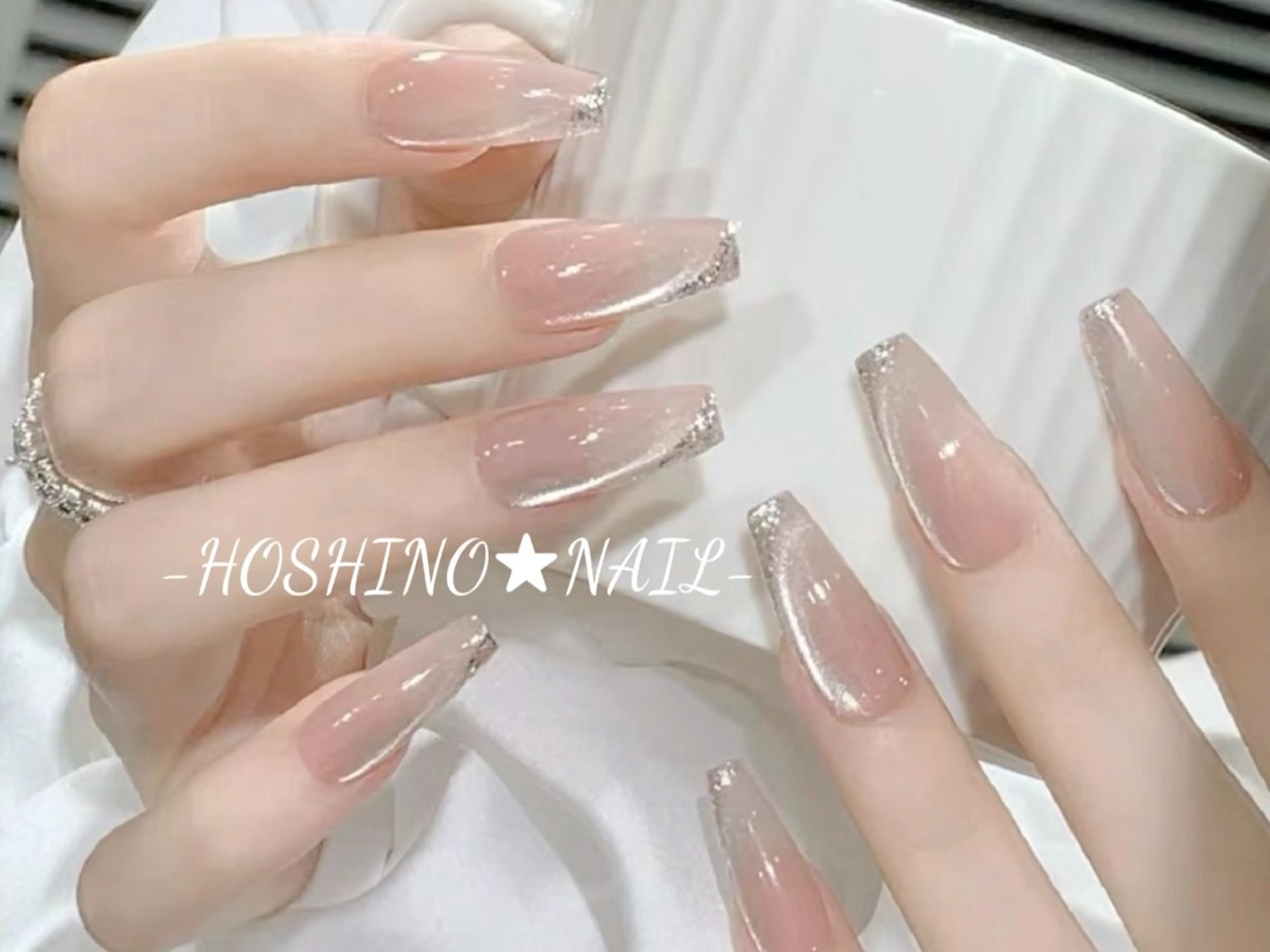 ネイル 長さ出し フットネイル ジェルネイル 韓国ネイル マグネットネイル ハンドネイル ★HOSHINO NAIL★新宿店のネイルデザイン