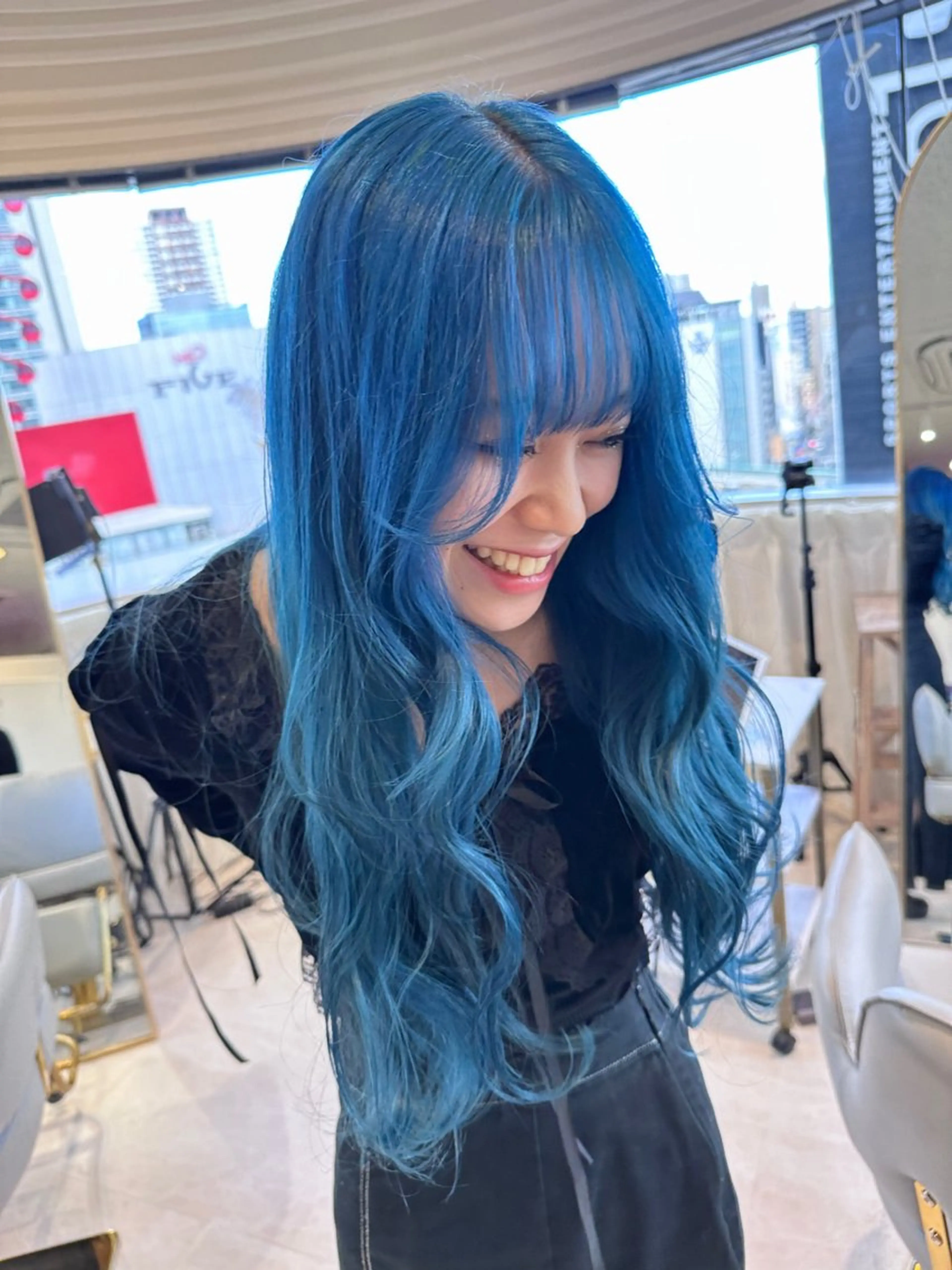 ロング カラー GO TODAY SHAiRE SALON NU茶屋町店所属・女性専門マンツーマン YUKIのヘアスタイル