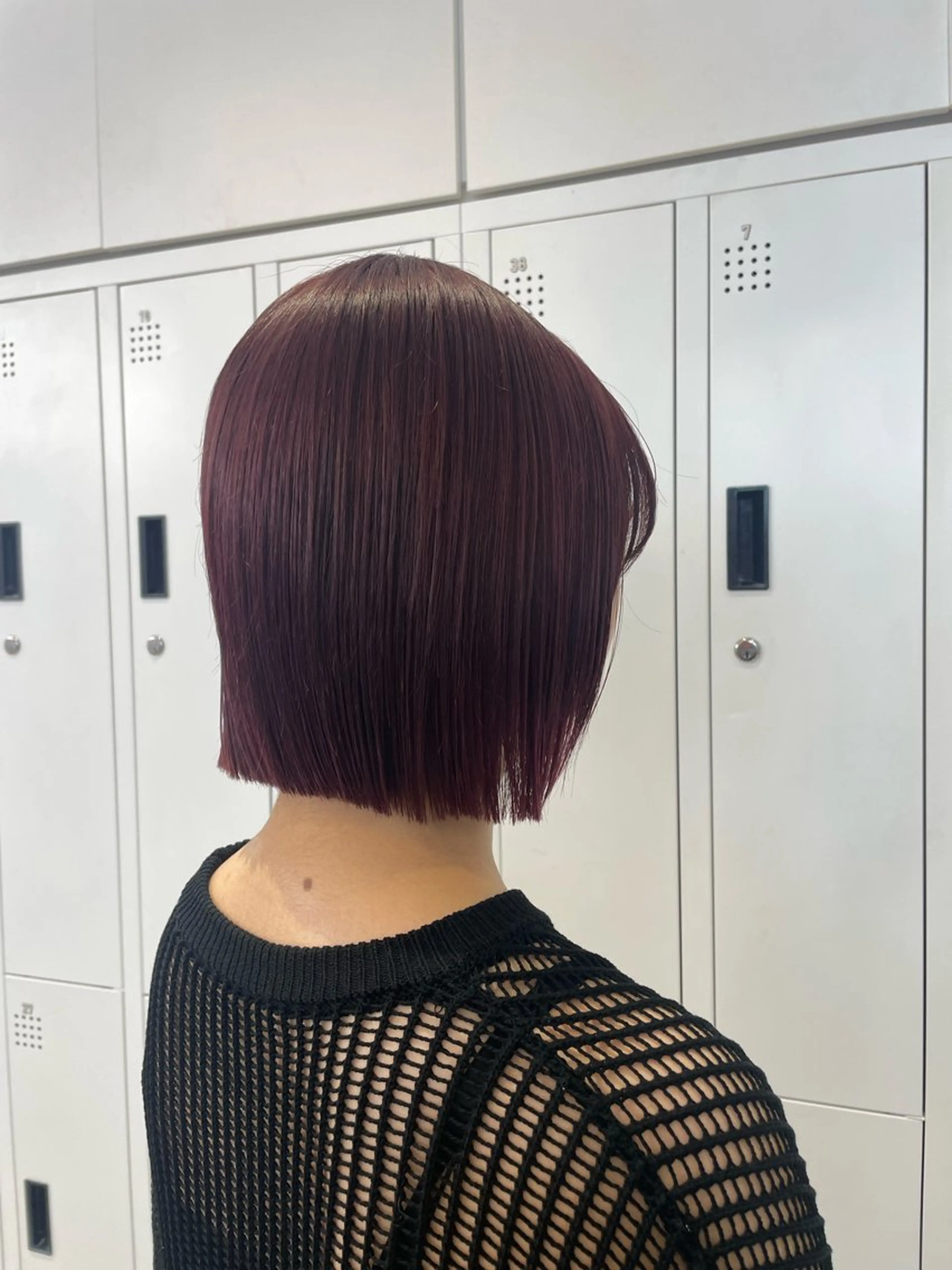 ミディアム カラー ヘアカラー 🌟暖色系ハイトーン 🌟AIのヘアスタイル