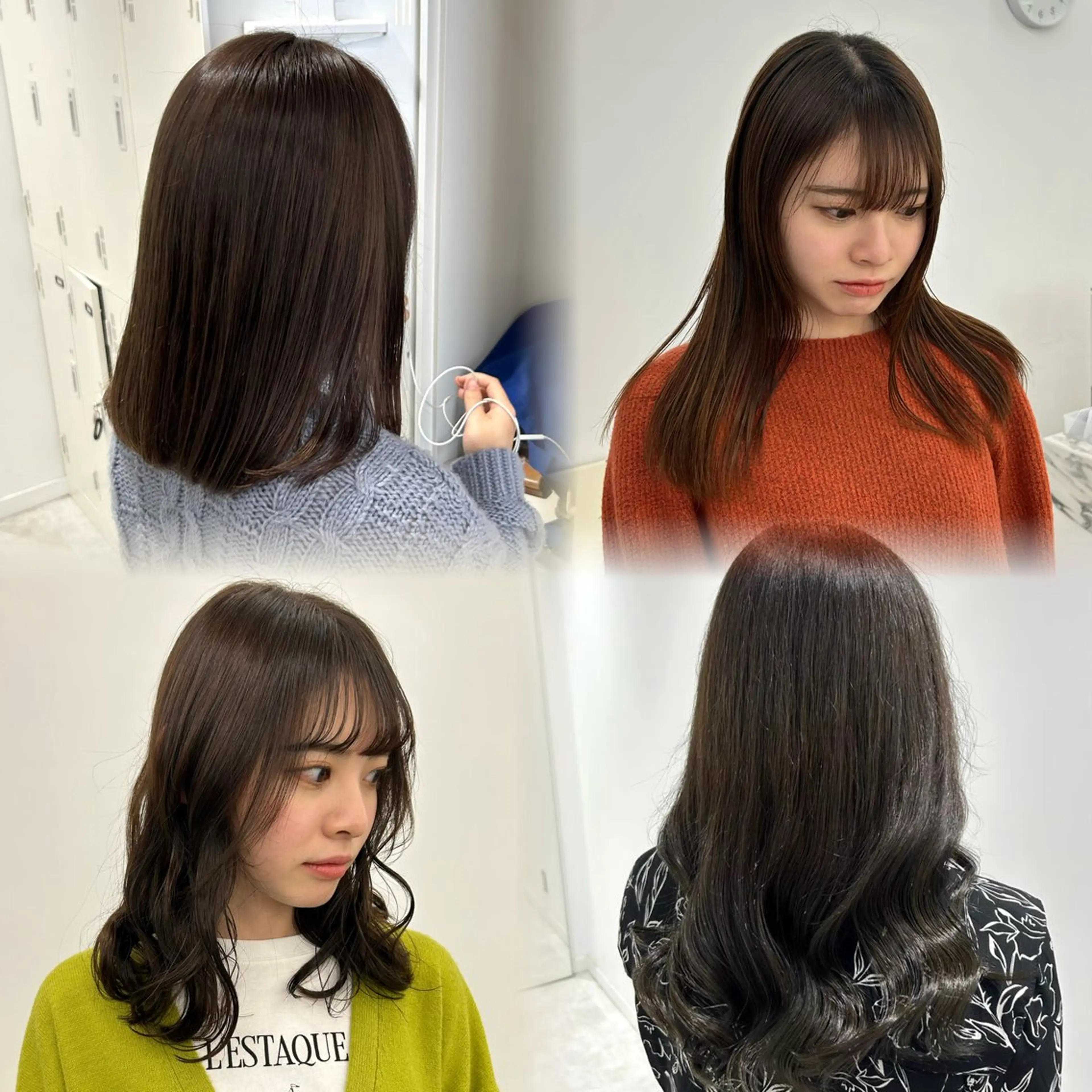 ロング カラー オリーブカラー 透明感ハイトーン特化 /ケアブリーチ/莉駒のヘアスタイル