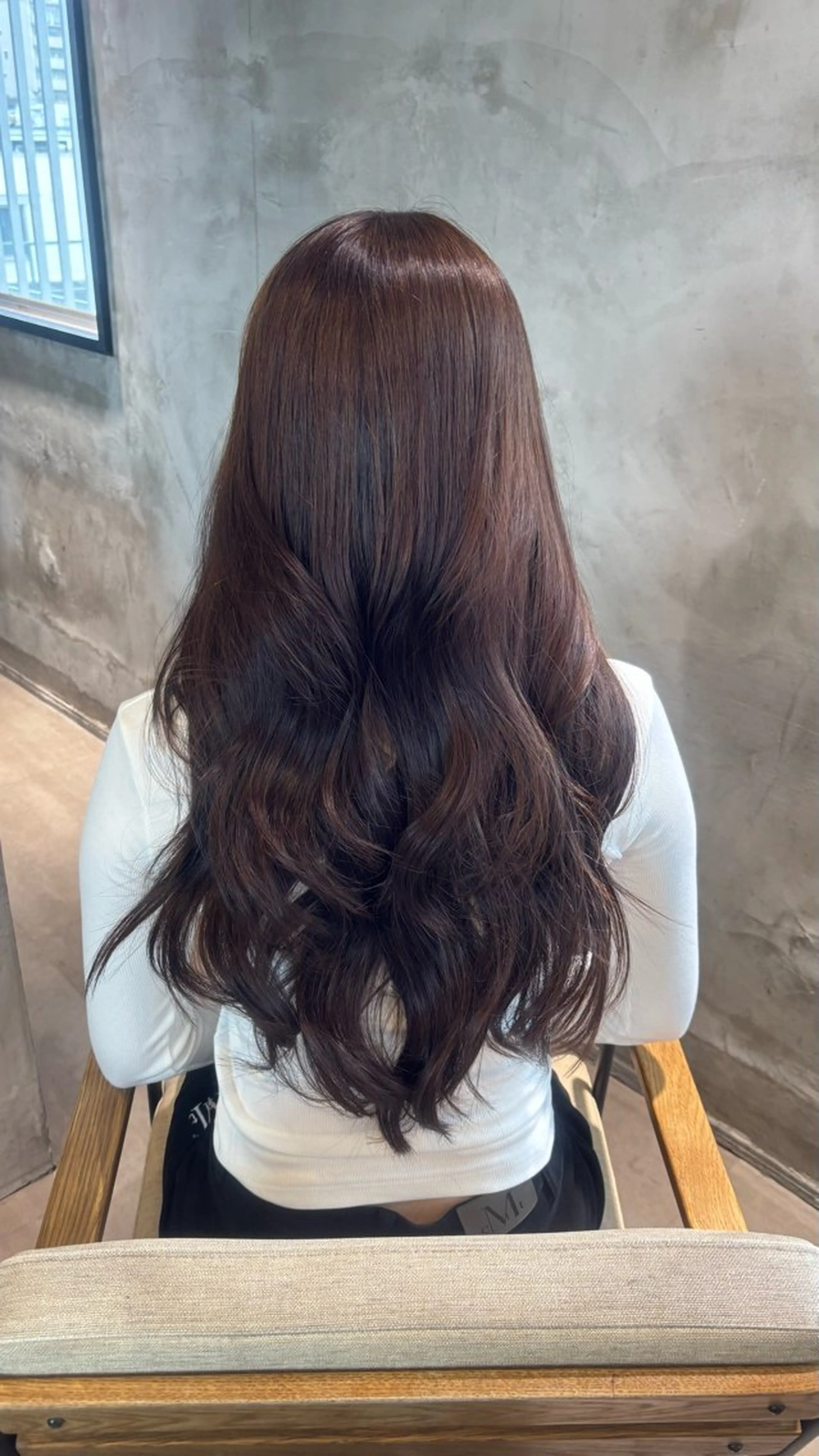 ロング カラー カット ヘアカラー トリートメント ‪‪❤︎‬韓国レイヤ ー❤︎/saraのヘアスタイル