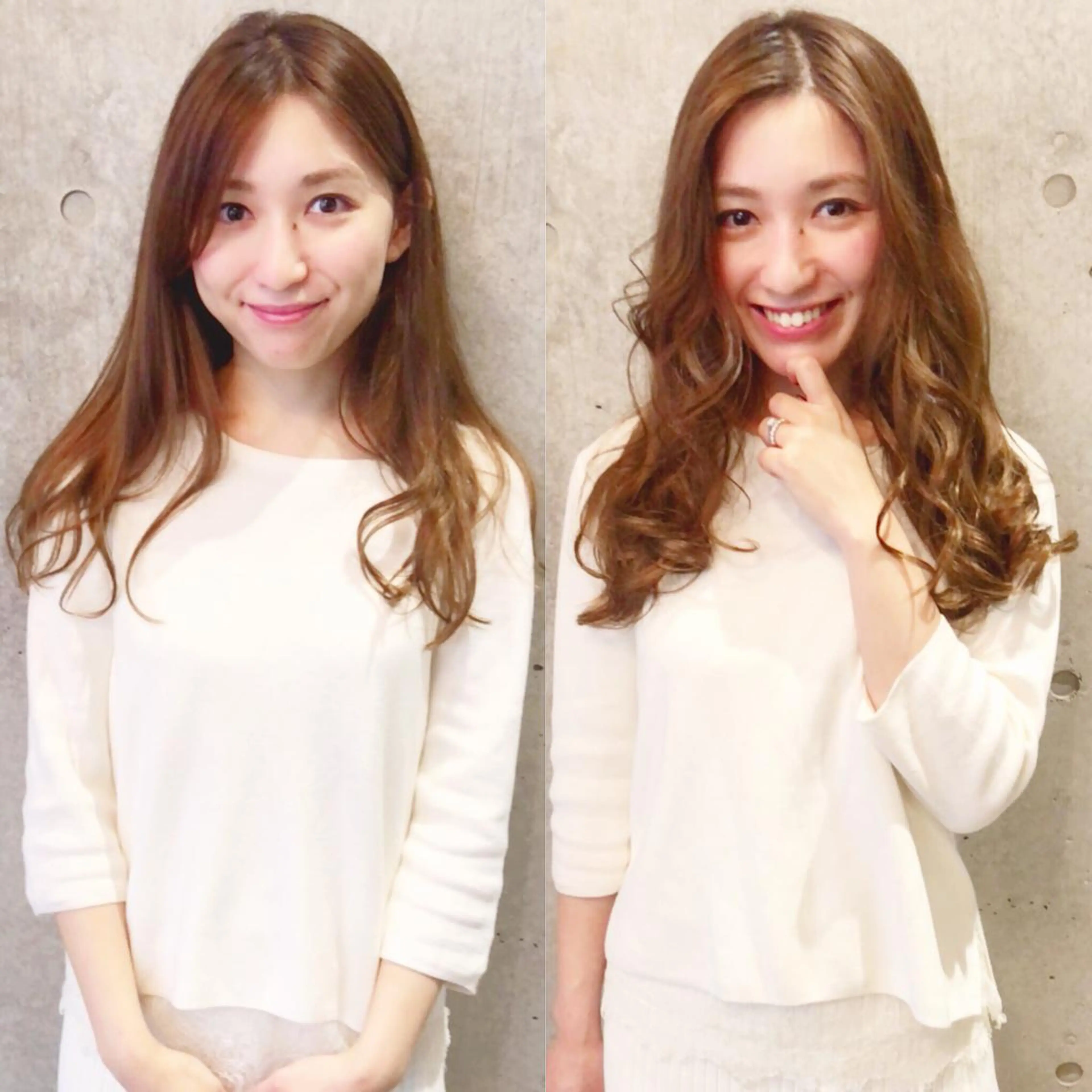 セミロング カラー パーマ ヘアアレンジ メンズ キッズ ネイル マツエク・マツパ シールエクステ 子どものヘアアレンジ エクステ かきあげバング トリートメント ACHFILO モデル募集のヘアスタイル