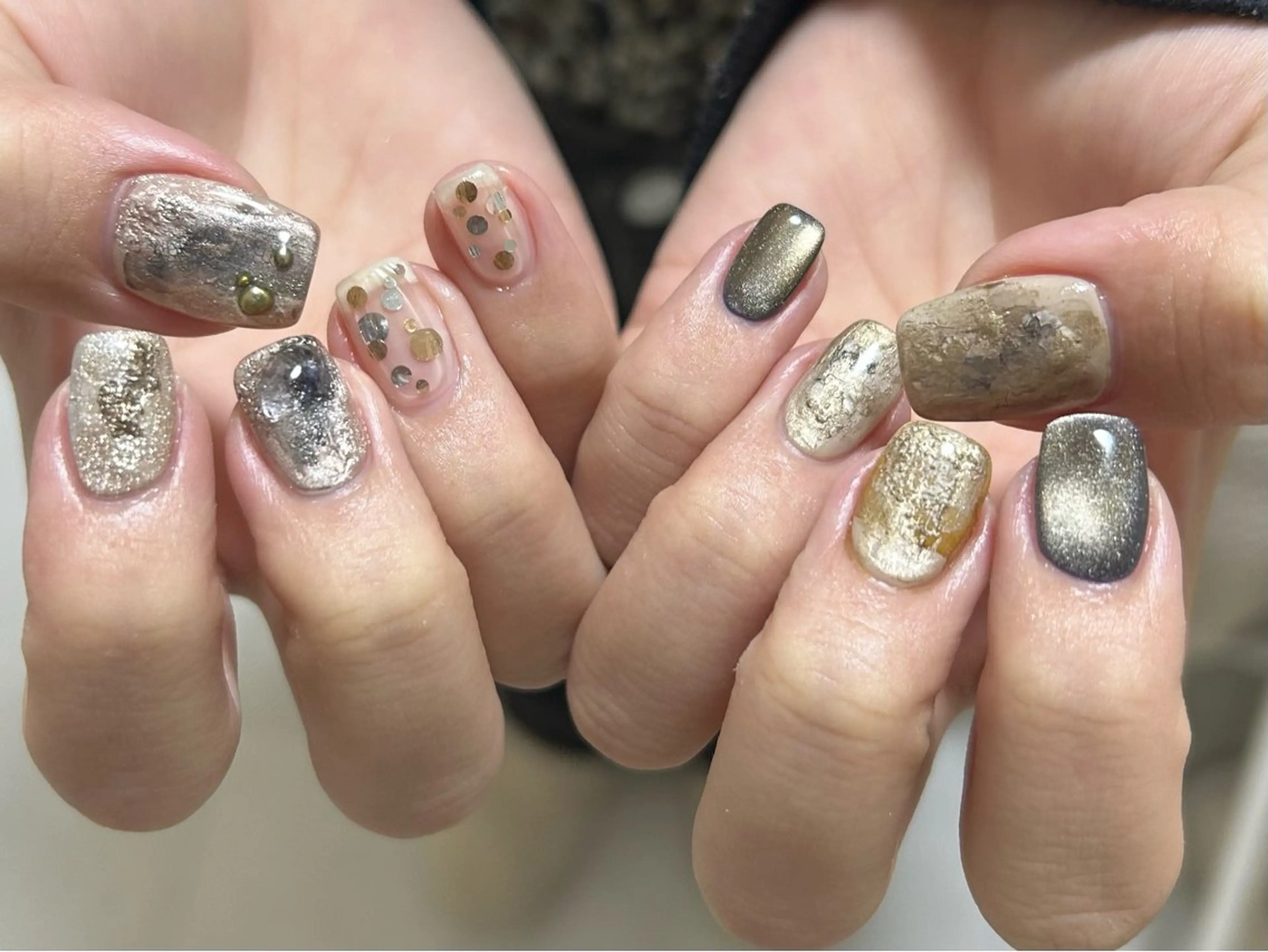 ネイル アートネイル フットネイル マグネットネイル ニュアンスネイル ハンドネイル アトリエ １０３のネイルデザイン