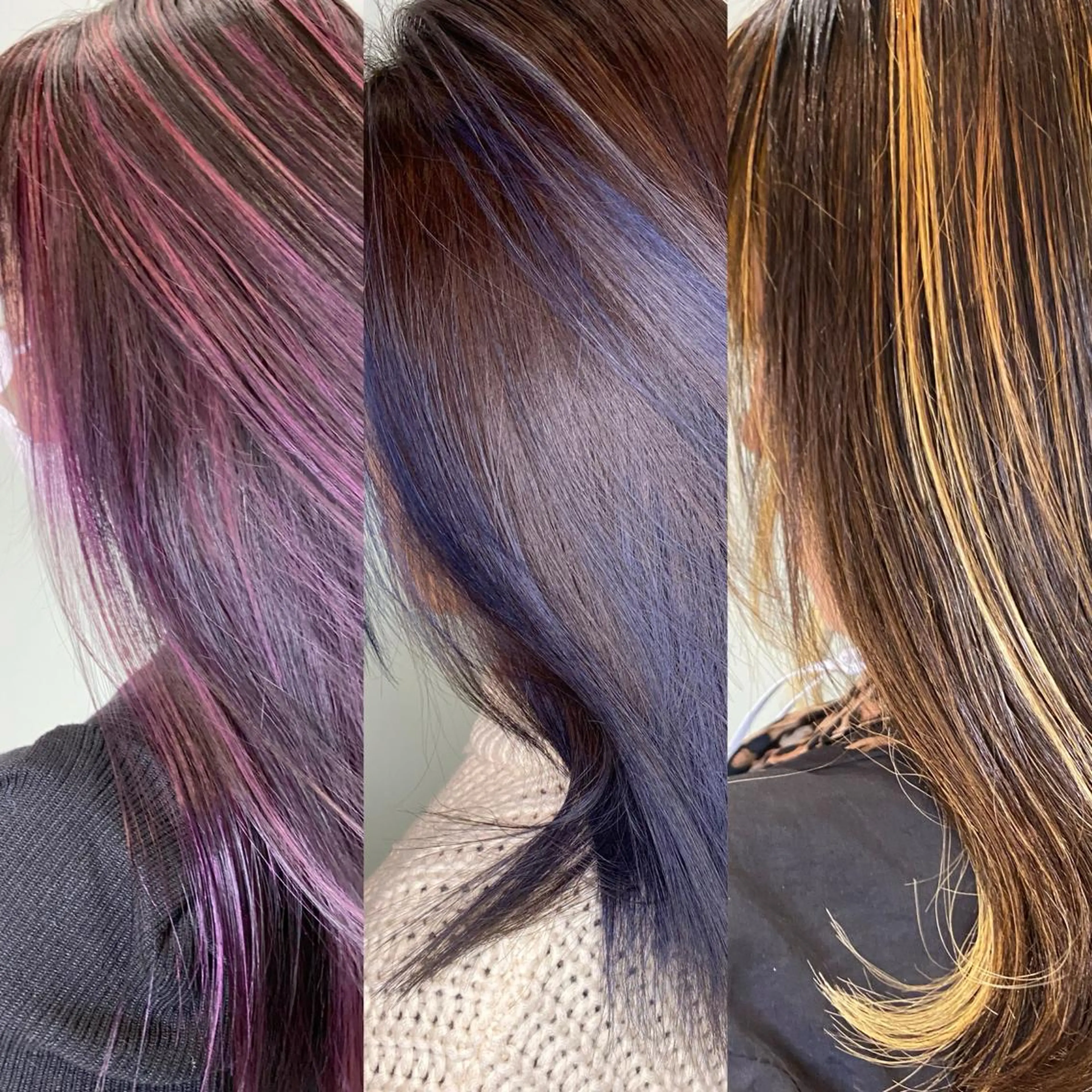 ロング カラー デザインカラー 艶髪/モテヘア🎀 MIHOのヘアスタイル