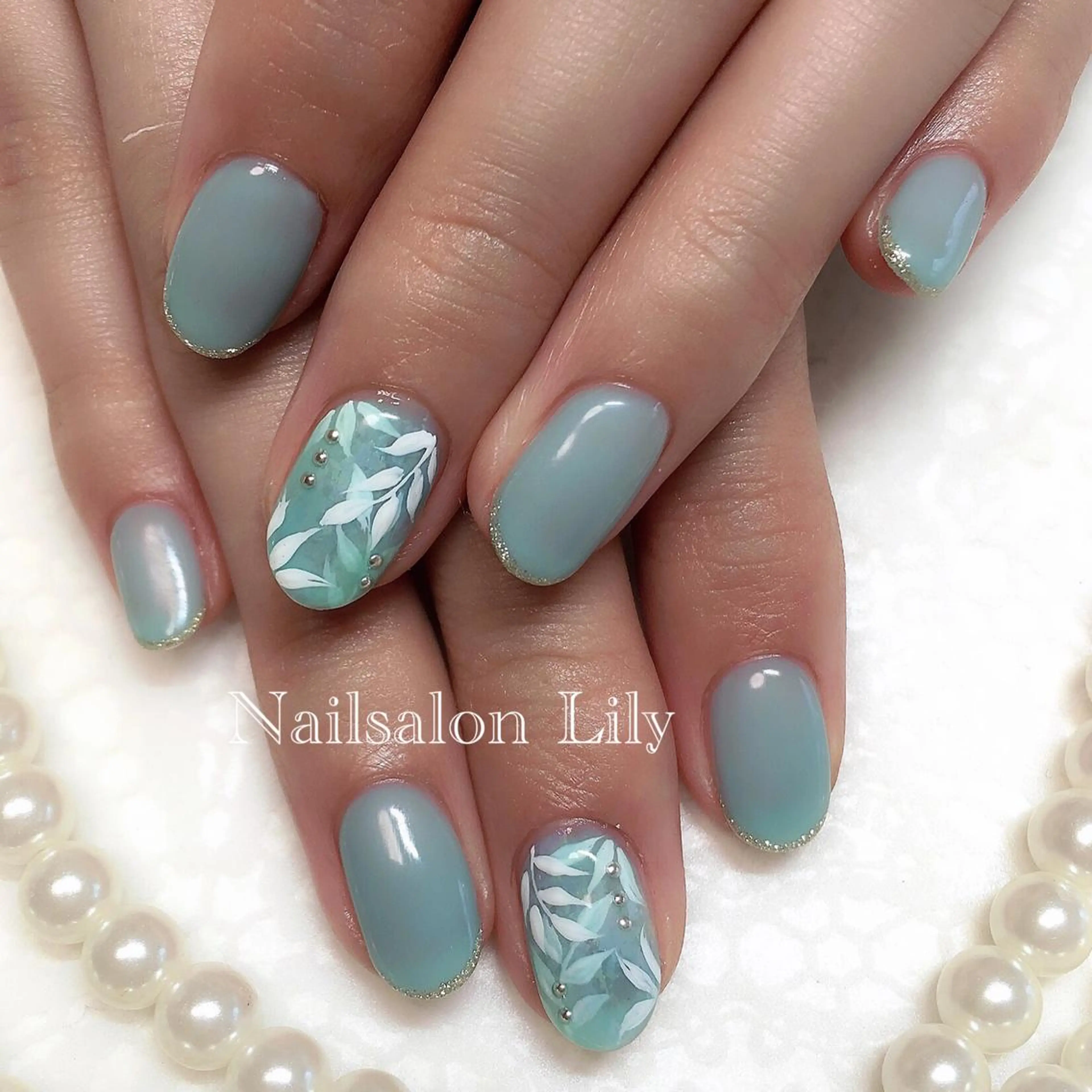 ネイル クリアネイル Nailsalon Lilyのネイルデザイン