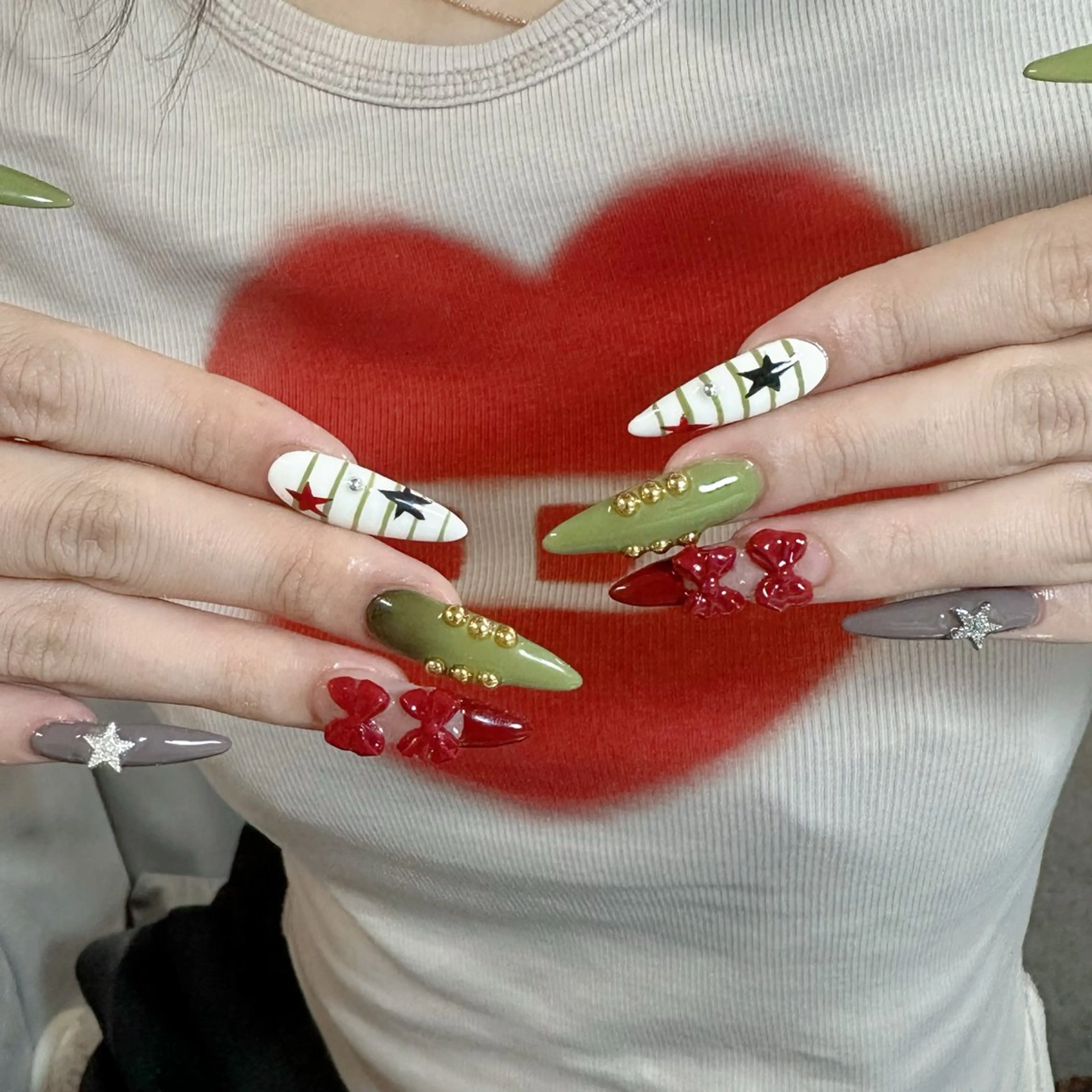 ネイル ハンドネイル 🍄Lemode 韓国風ネイル🍄のネイルデザイン