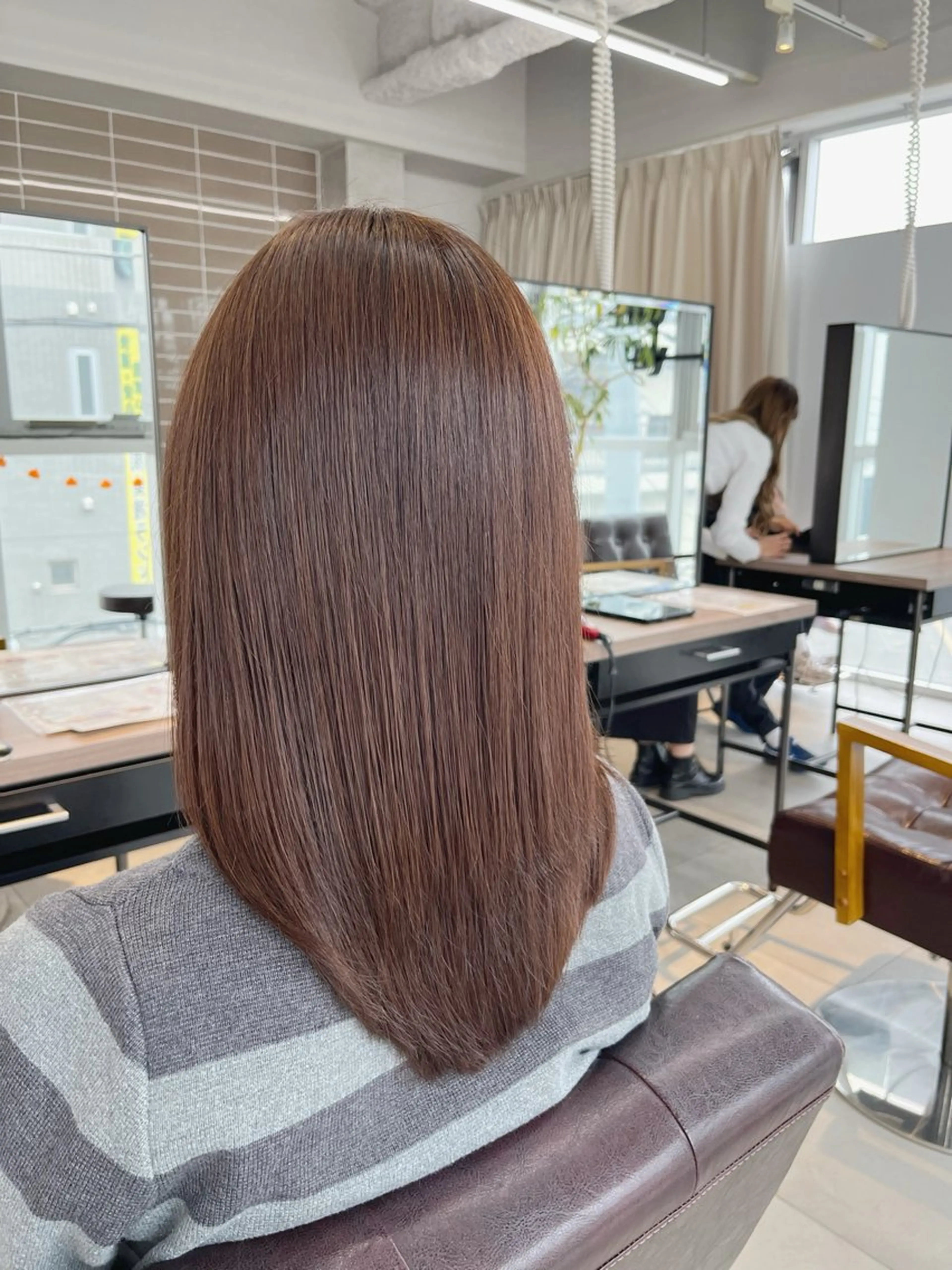 ミディアム 髪質改善 トリートメント AKARI🌟ボブ/ ハイライト/似合わせのヘアスタイル