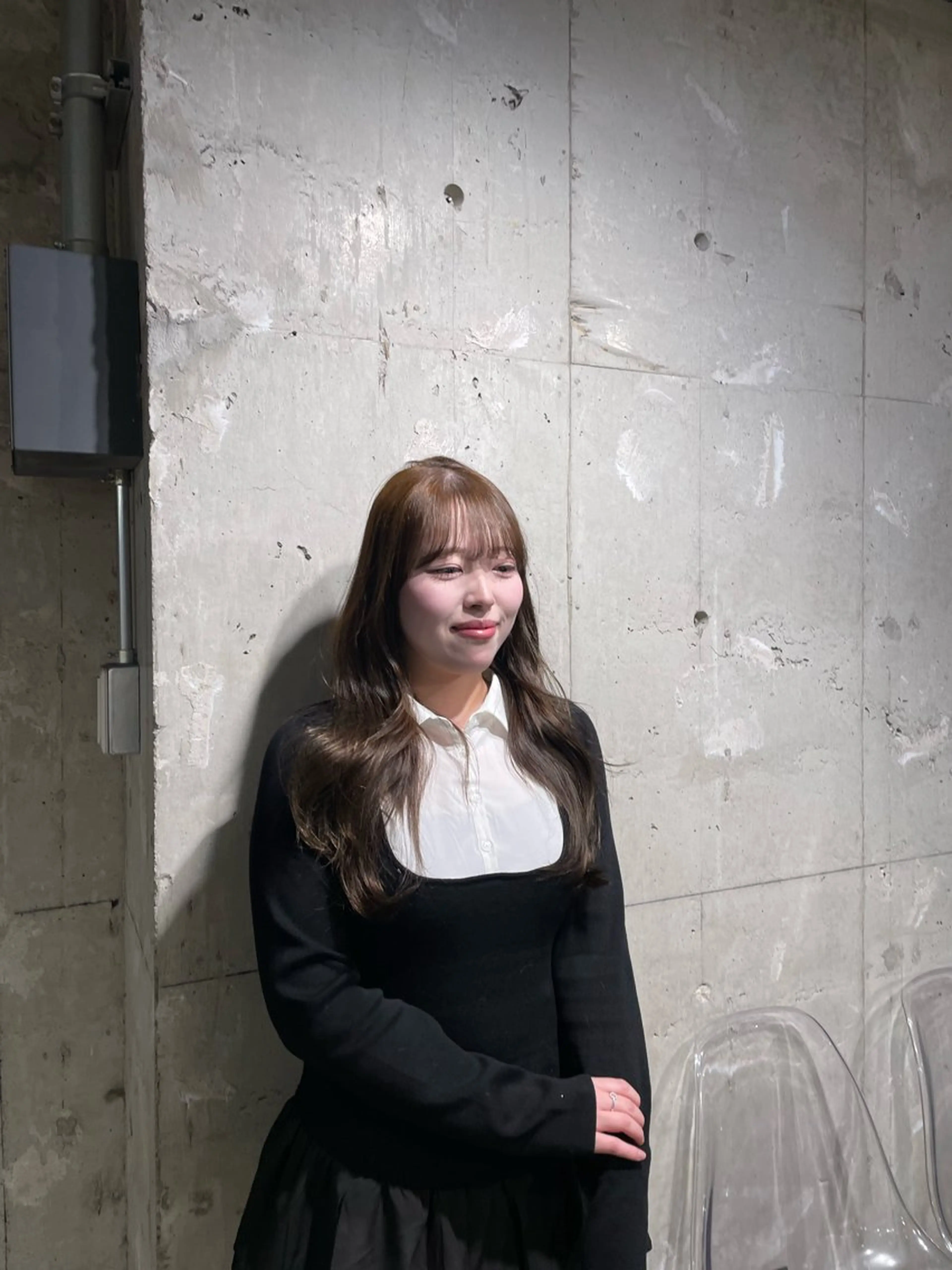 カラー カット ヘアカラー トリートメント ヘアセット 🤍透明感韓国 レディ/まりん🤍のヘアスタイル