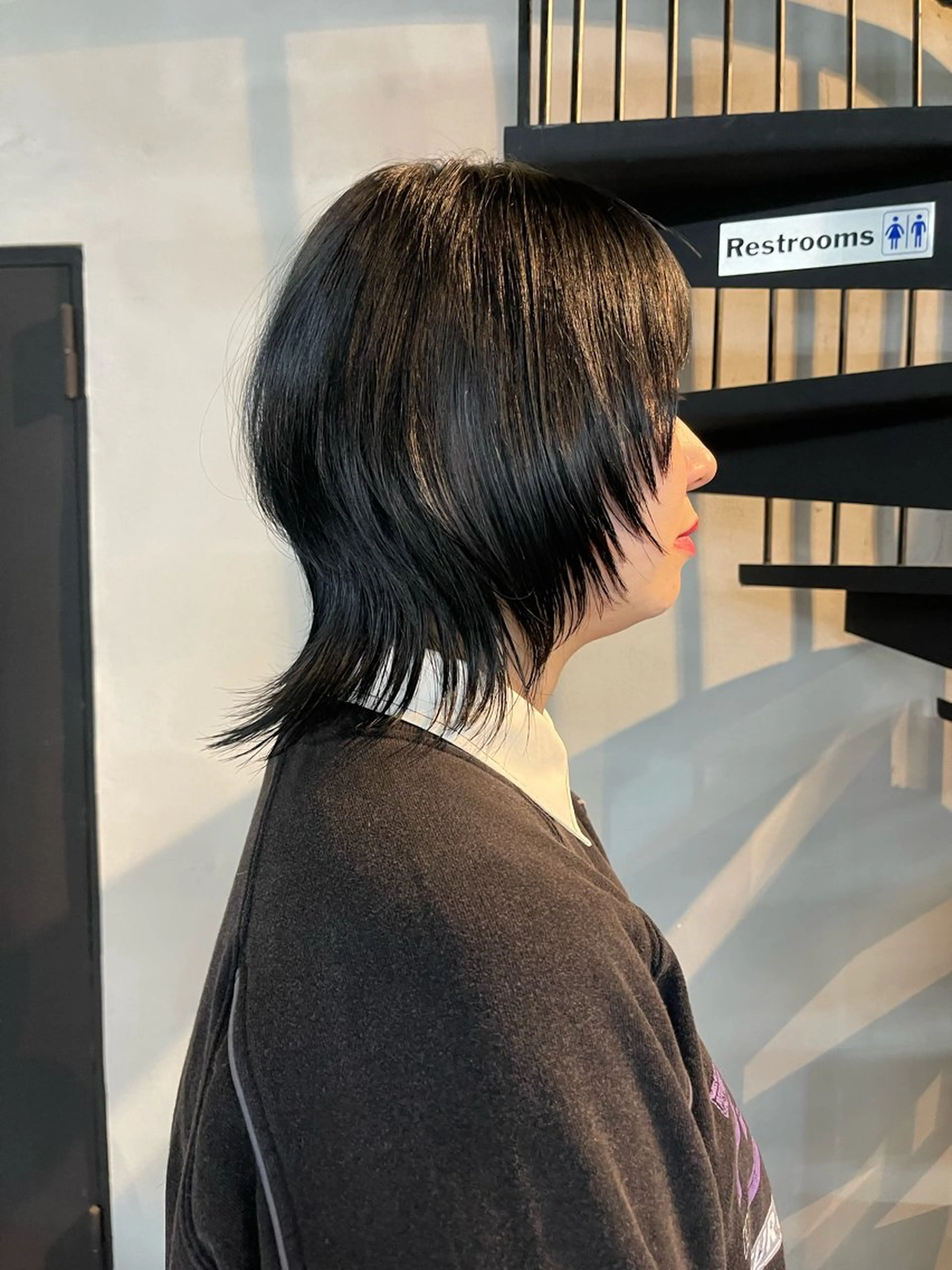 ミディアム ウルフカット カット ヘアカラー トリートメント 柏 ウルフ/レイヤー 田中佐和🐺のヘアスタイル