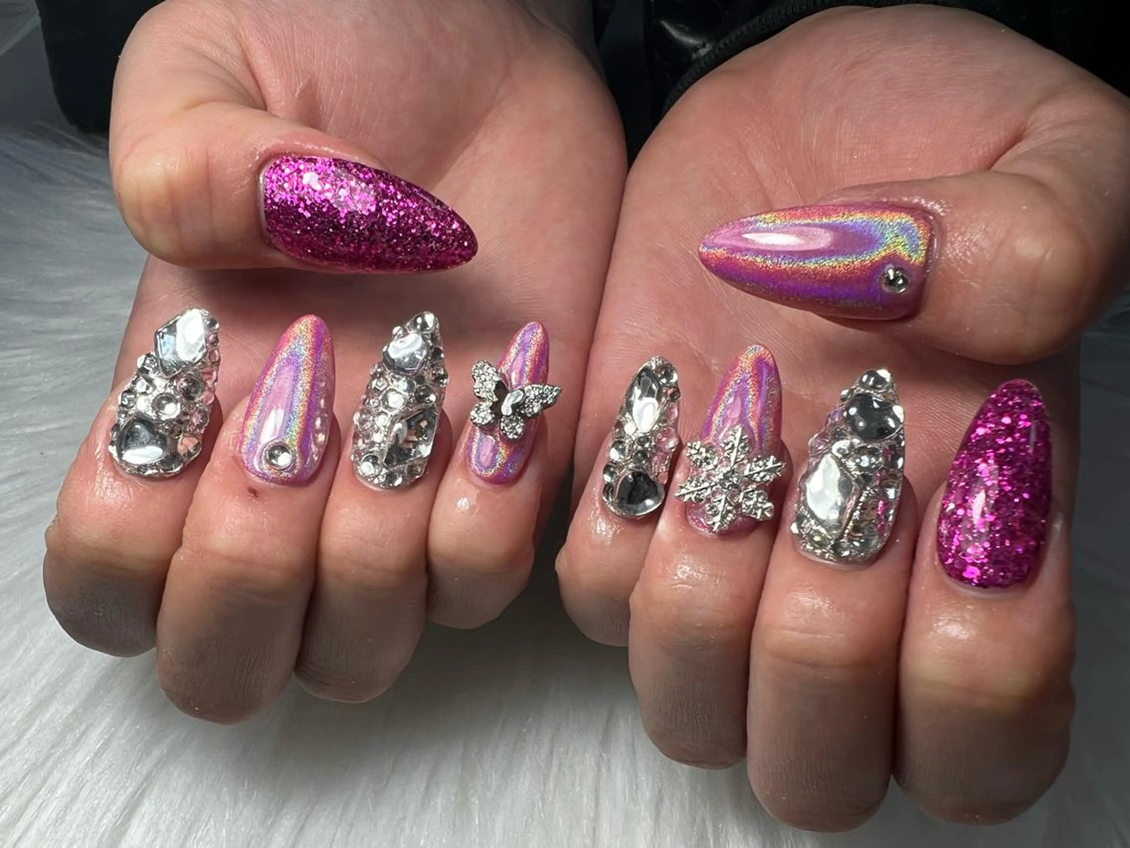 ネイル ハンドネイル Mana‪ ‪·͜· ❤︎‬のネイルデザイン