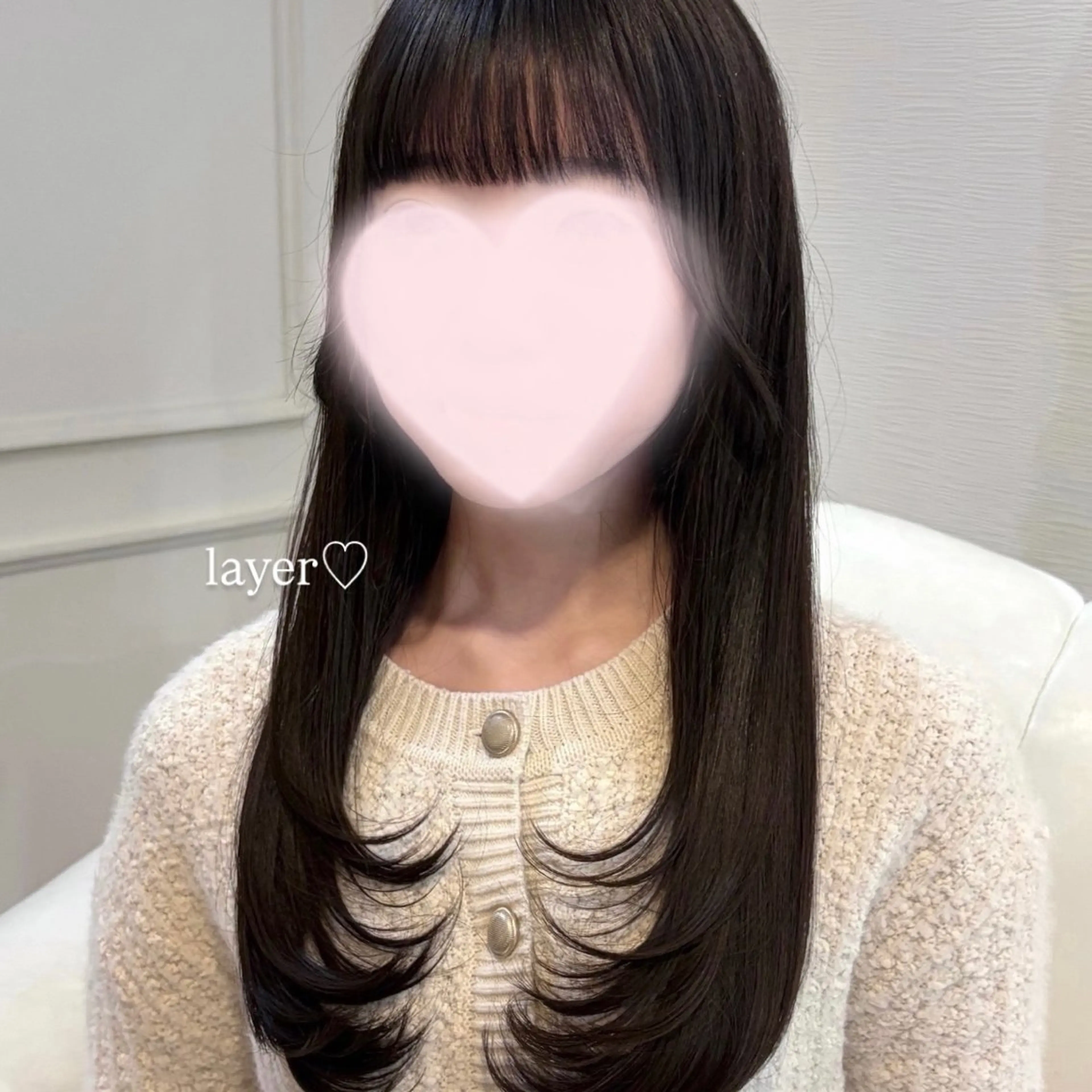ロング salon ORO所属・艶髪/韓国レイヤー 【ORO】🎀シュリのヘアスタイル