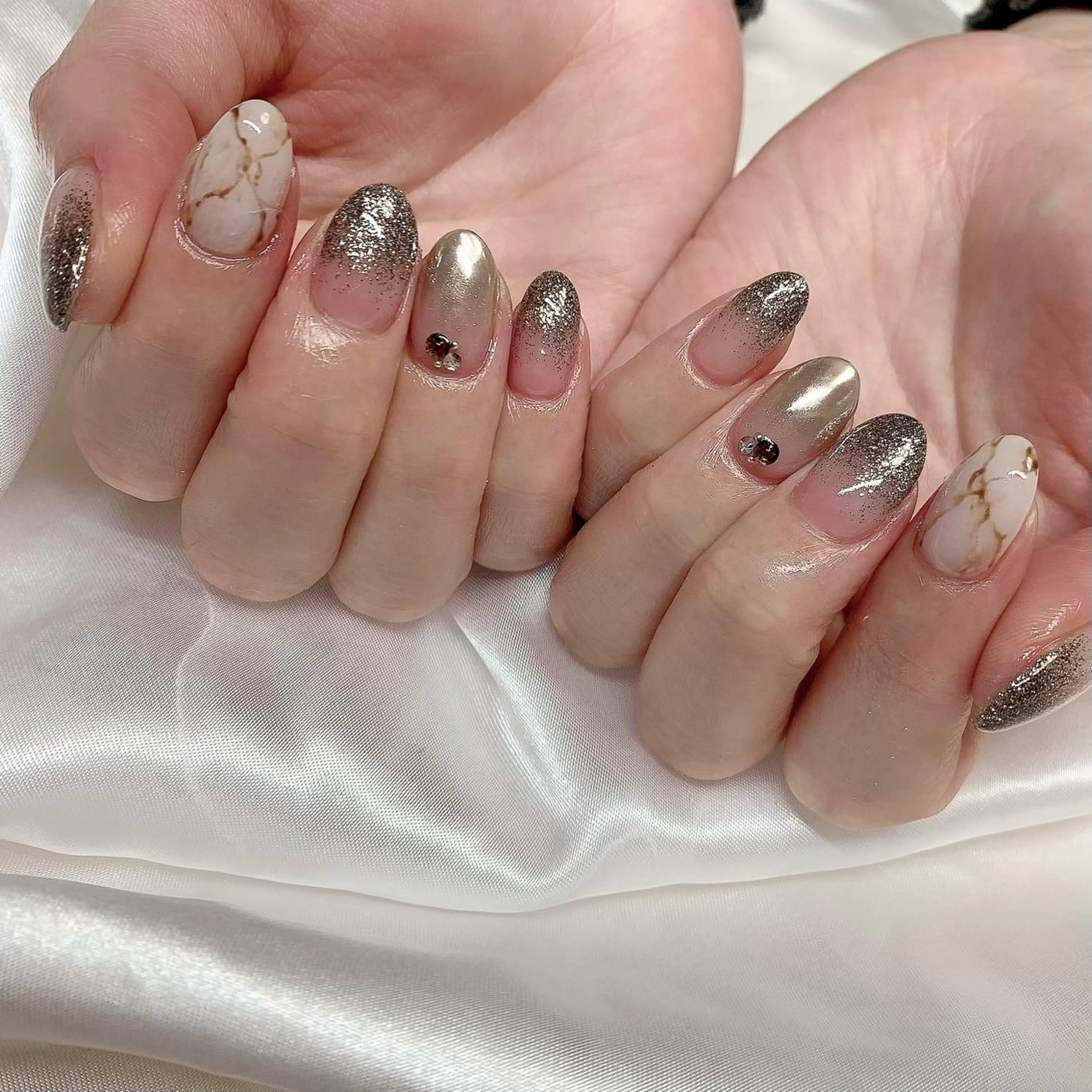 ネイル ハンドネイル ネイリストUSUI♡ パラジェルフィルインのネイルデザイン