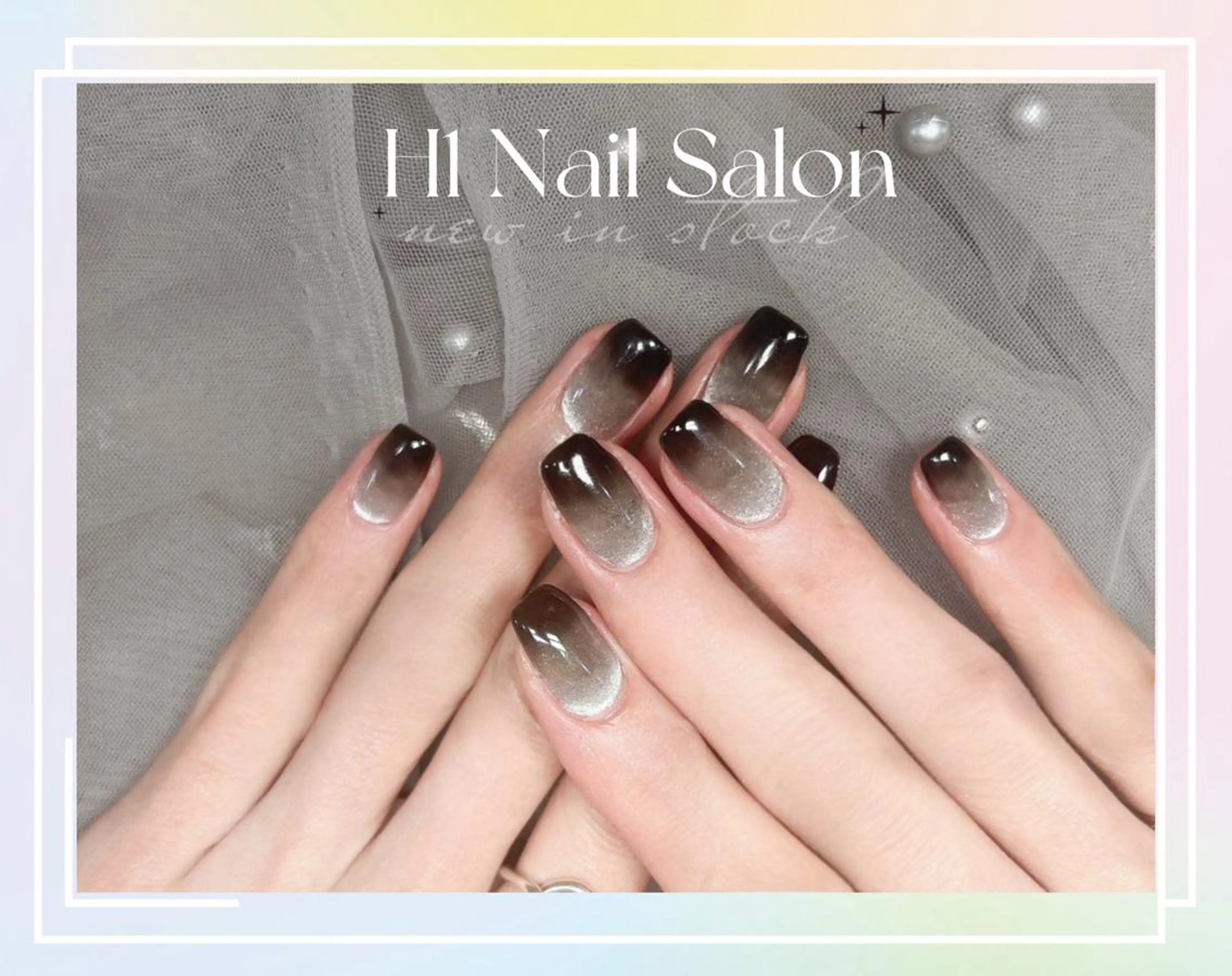 ミディアム Dioneネイル リリのネイルデザイン