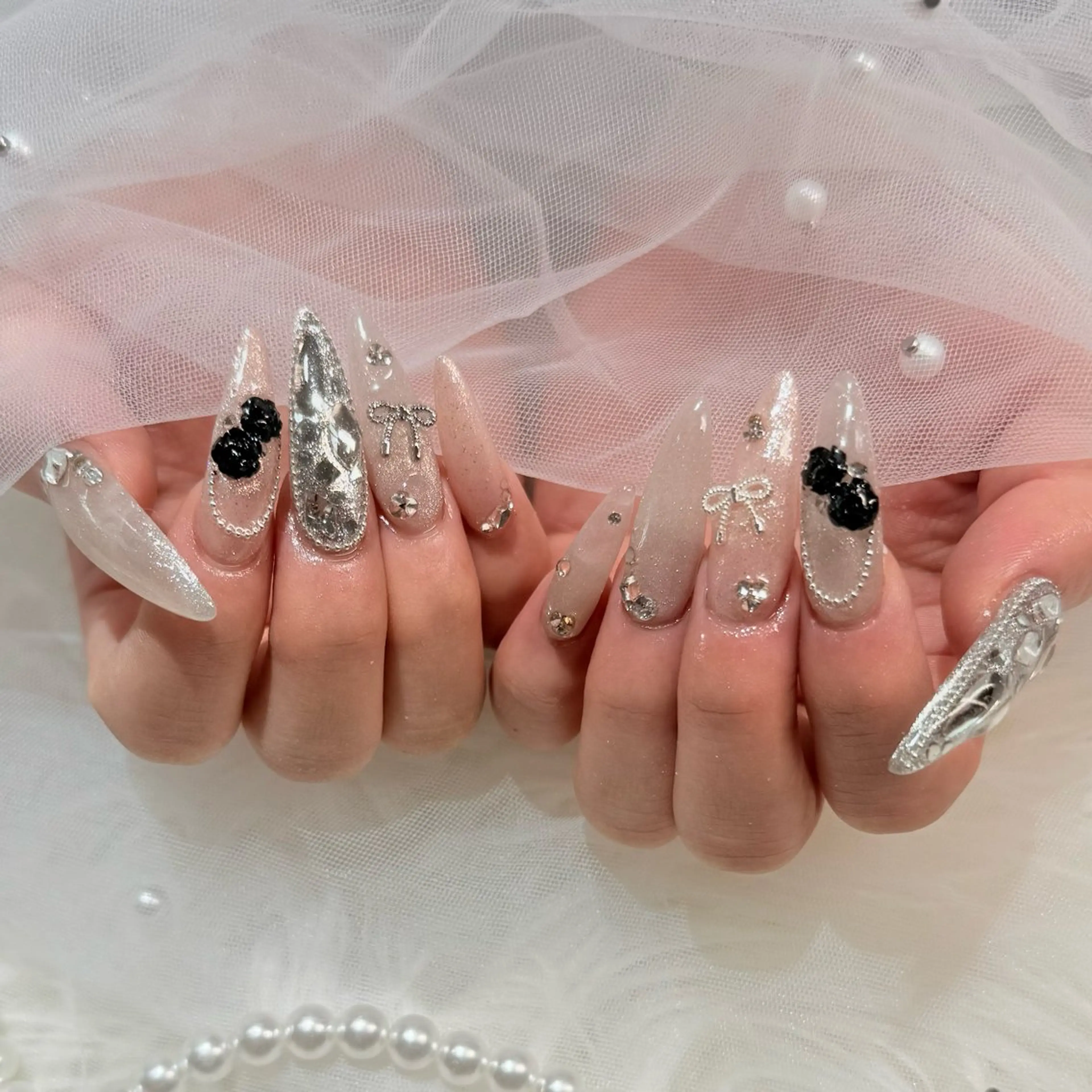 【オフなし】10本アートやり放題コース🥀🎀持ち込みデザイン💅💞の写真