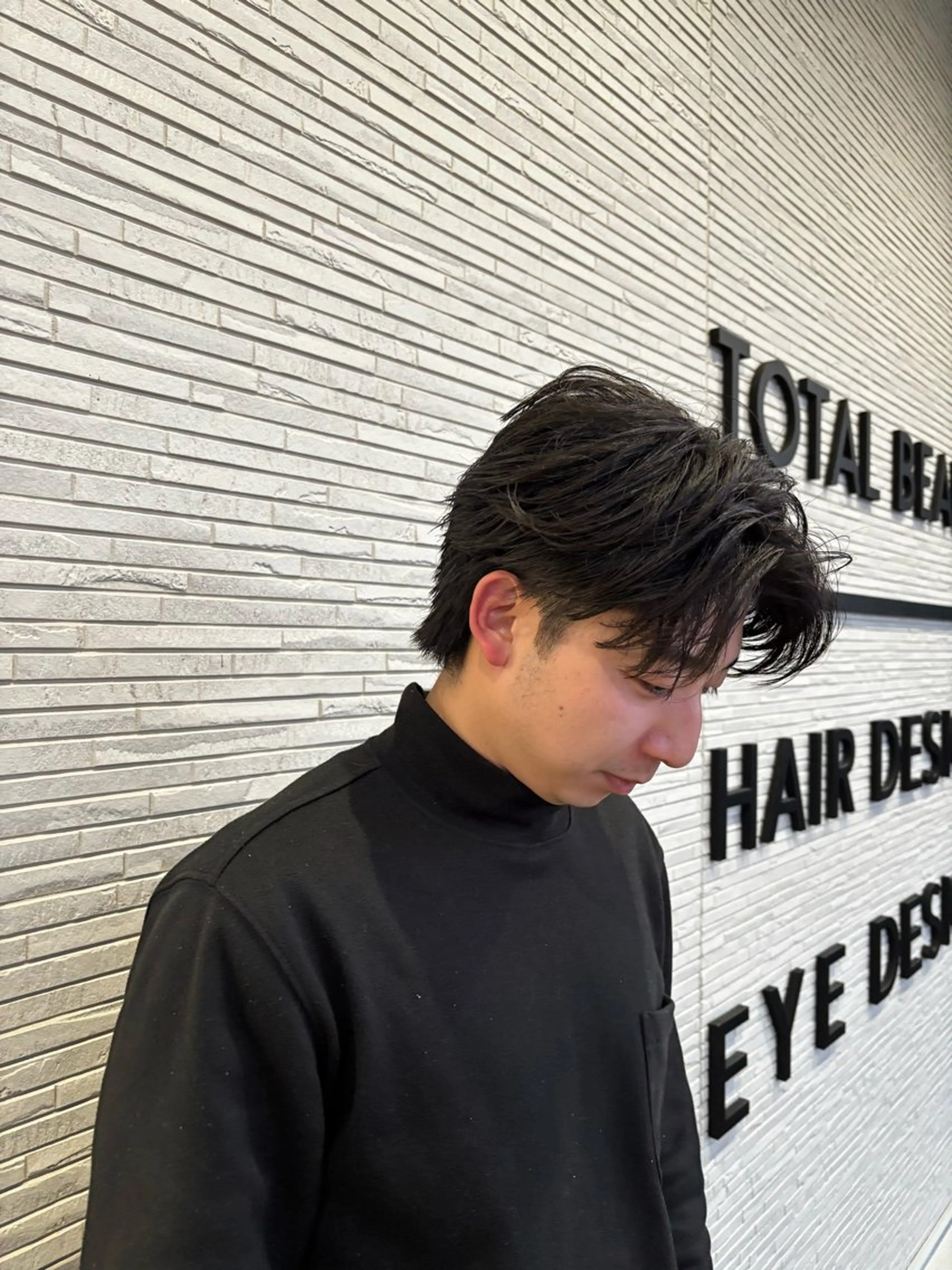 パーマ メンズ カット パーマ 平日モデル価格あり メンズ人気/水橋柊太のヘアスタイル