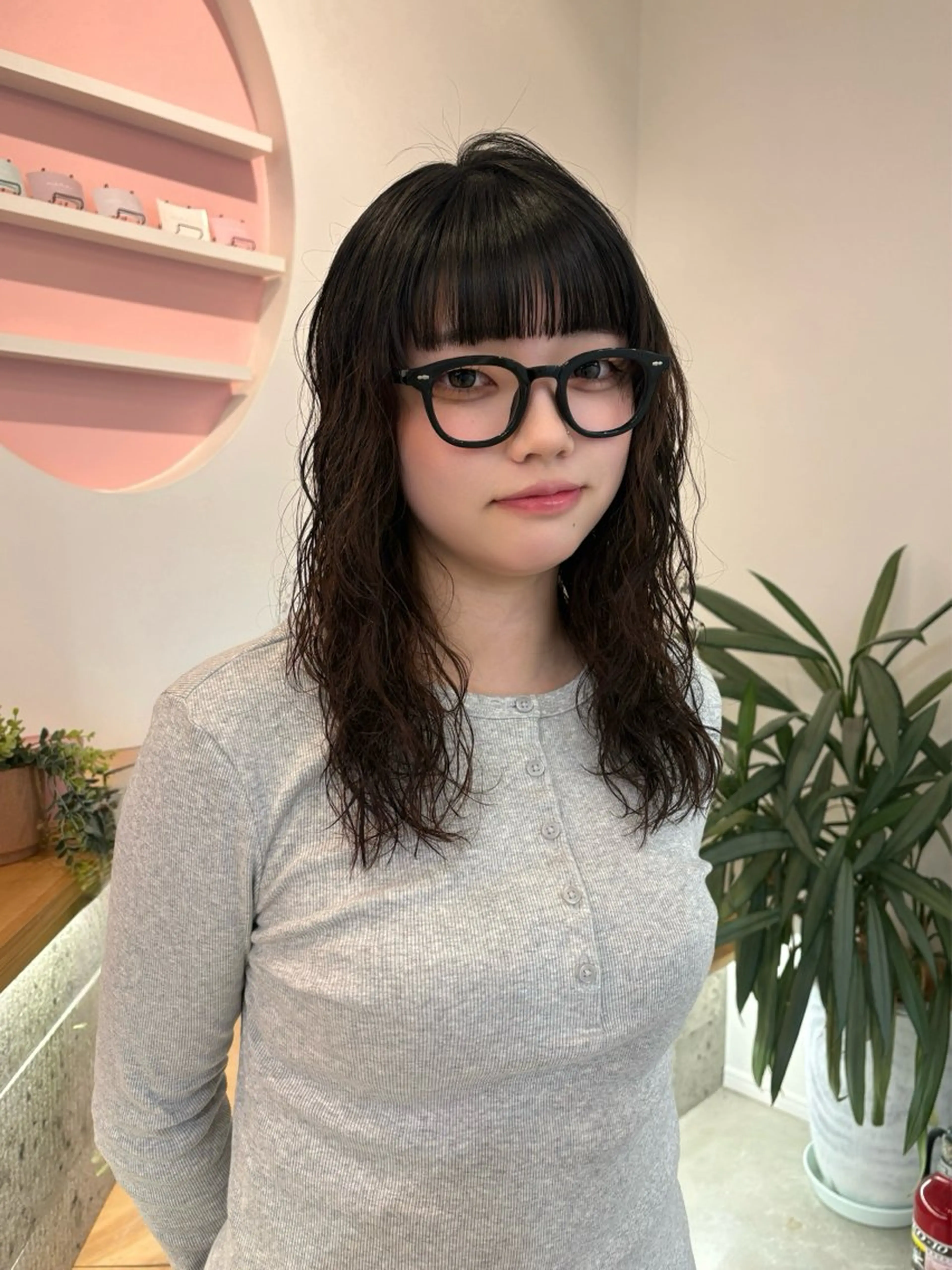 セミロング パーマ カット パーマ トリートメント mire by Luca所属・Haruka /大宮美容室のヘアスタイル