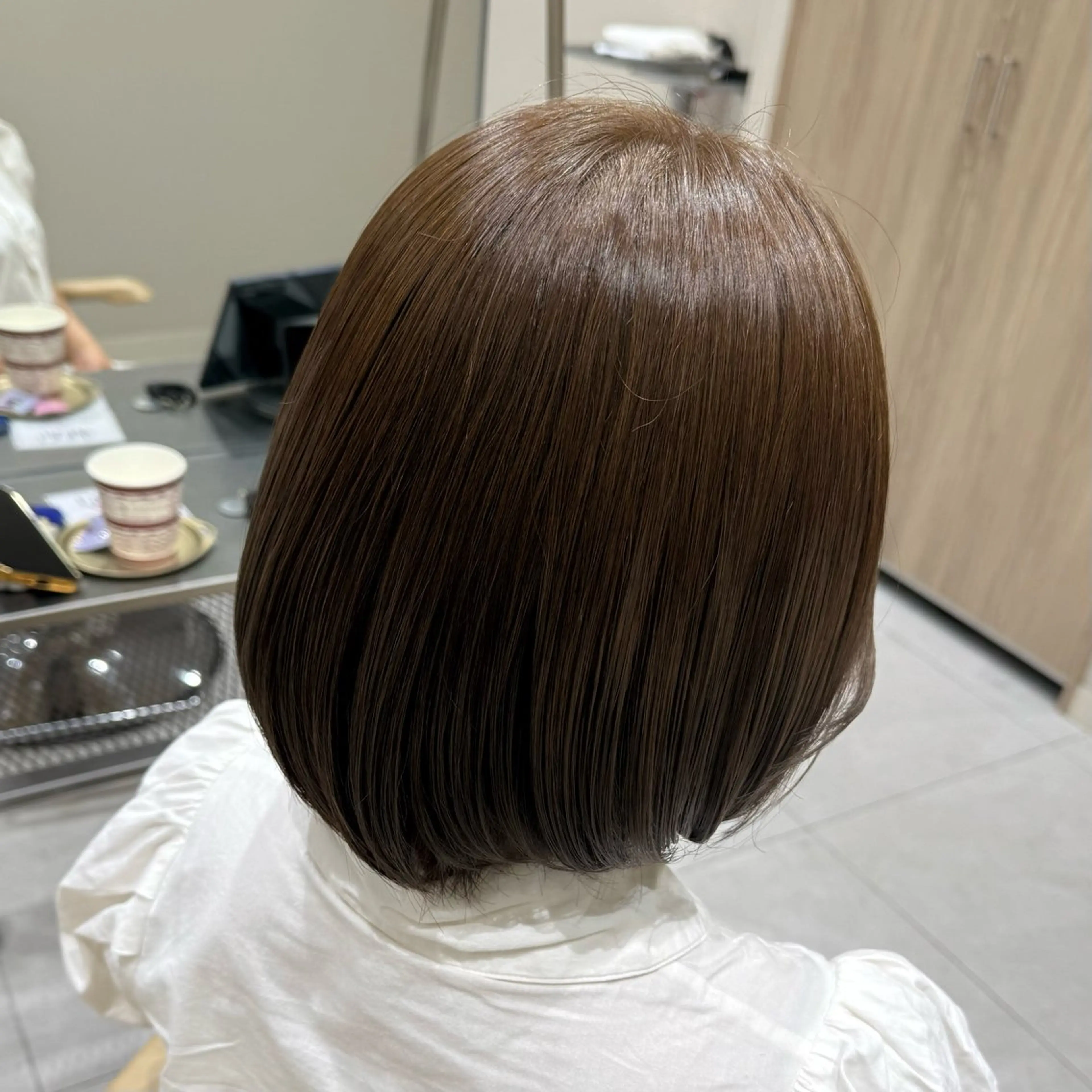 ショート カラー カット ヘアカラー 韓国レイヤー｜ 透明感カラー｜ココナのヘアスタイル