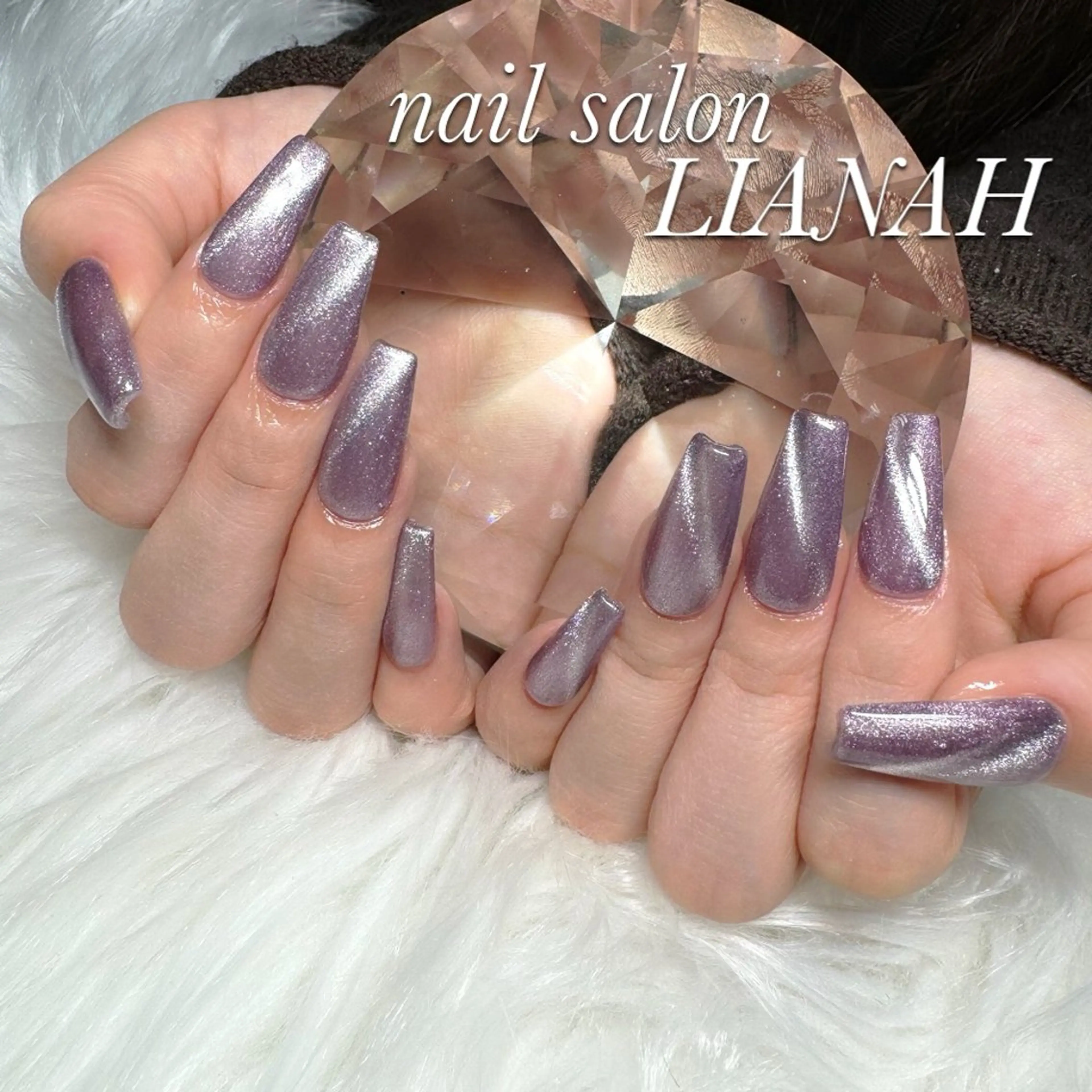 マグネットネイルまたはフラッシュネイル　(オフなし)の写真