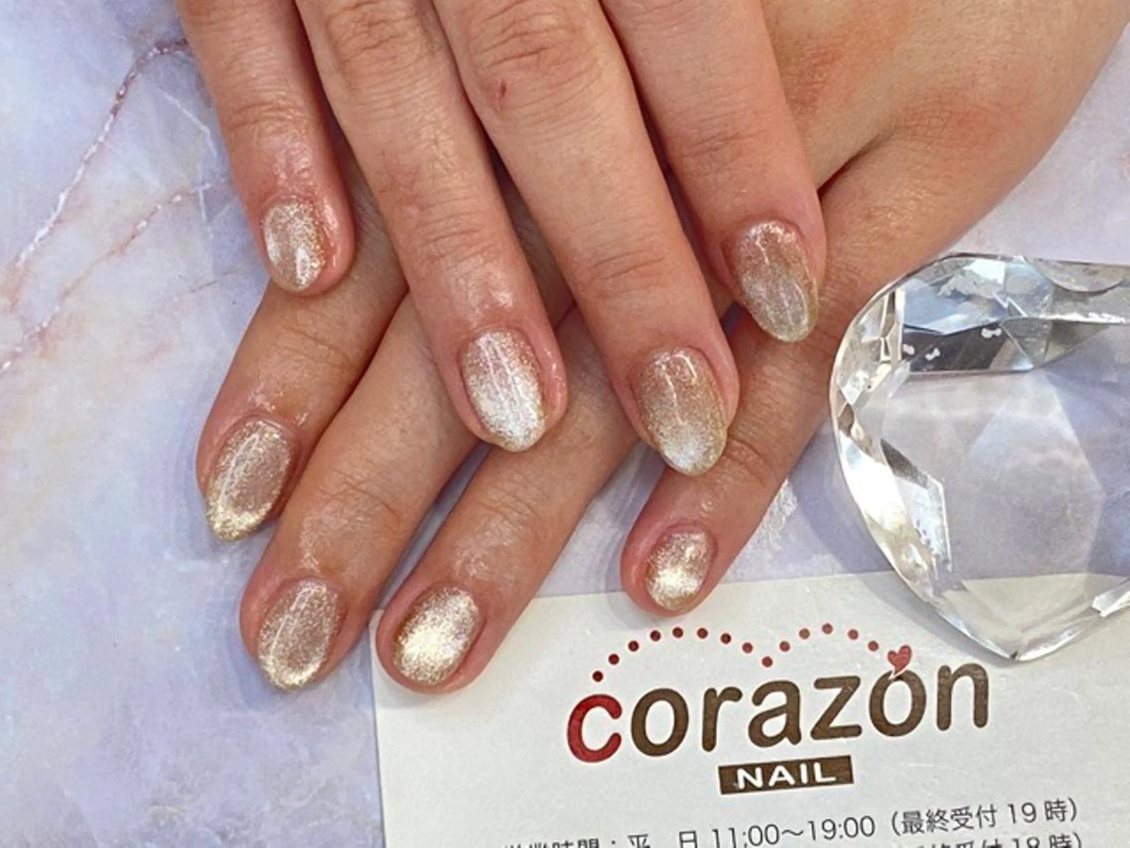 ネイル ジェルネイル マグネットネイル ワンカラーネイル ハンドネイル corazon所属・ネイリスト aicoのネイルデザイン