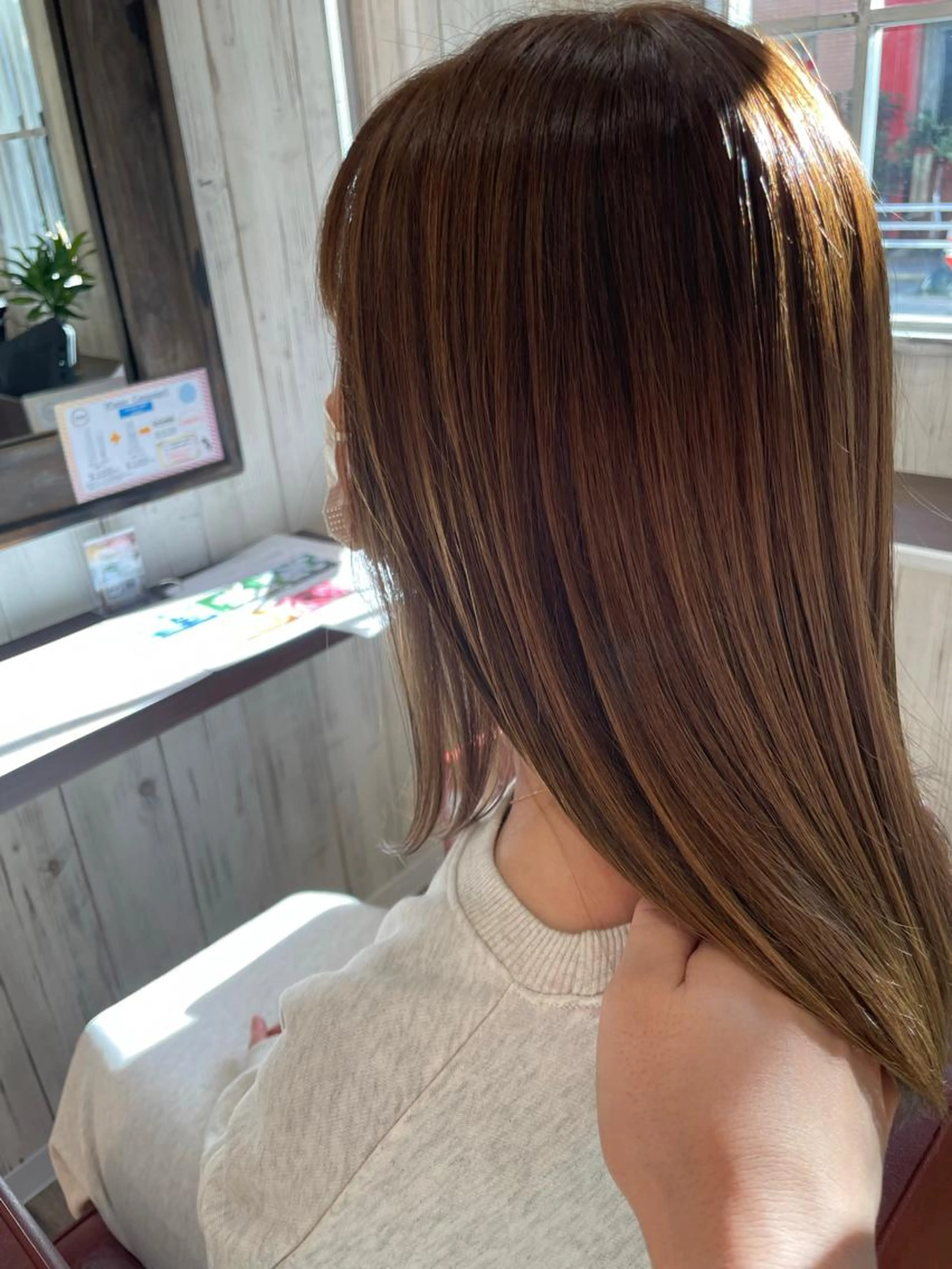 🍋艶カラー ＋［🫧毛髪診断シャンプートリートメント🫧］の写真