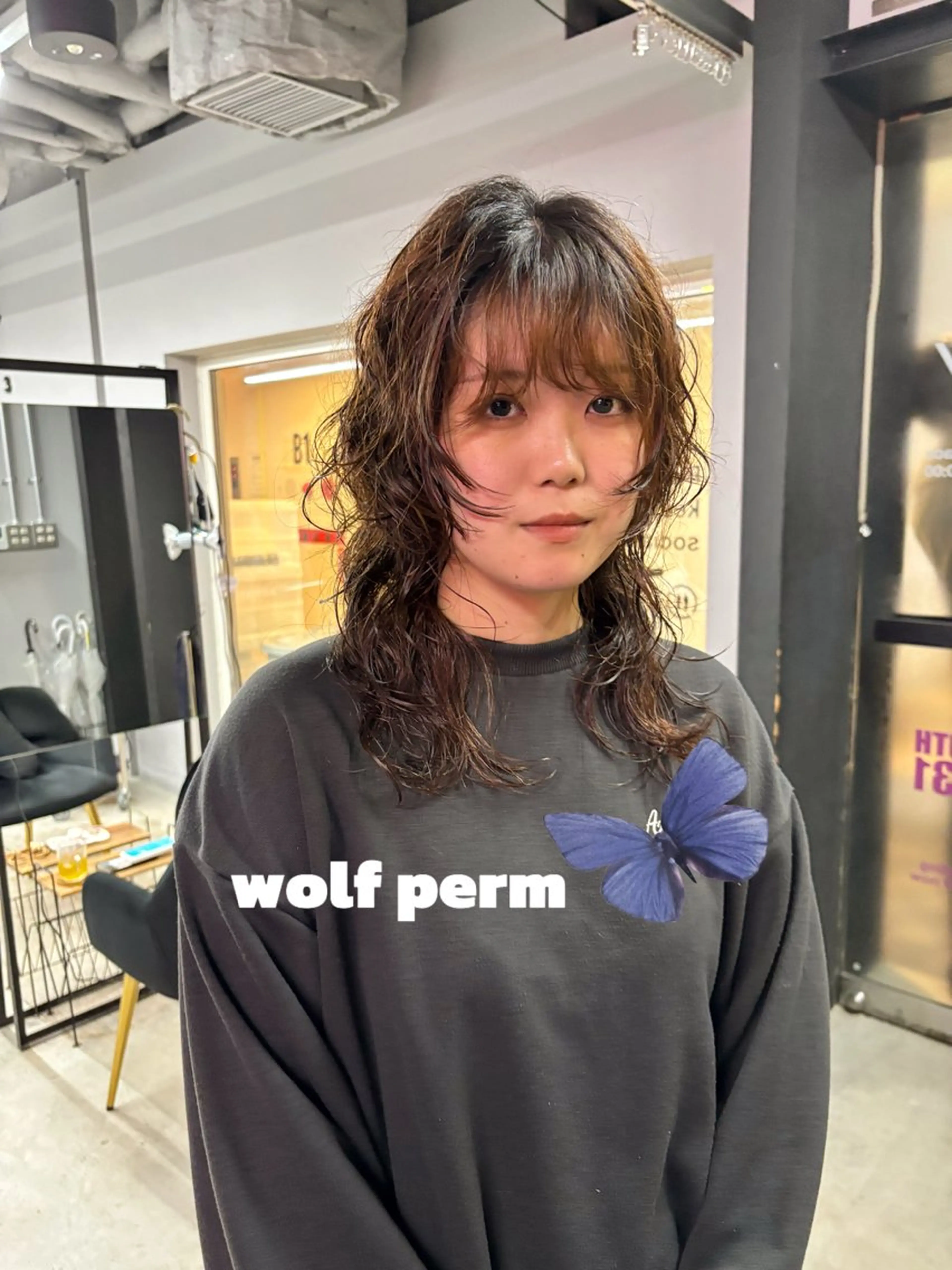 【✨ミニモ学割✨】全力似合わせカット&ケアパーマ+Aujua2step treatment  10500円の写真