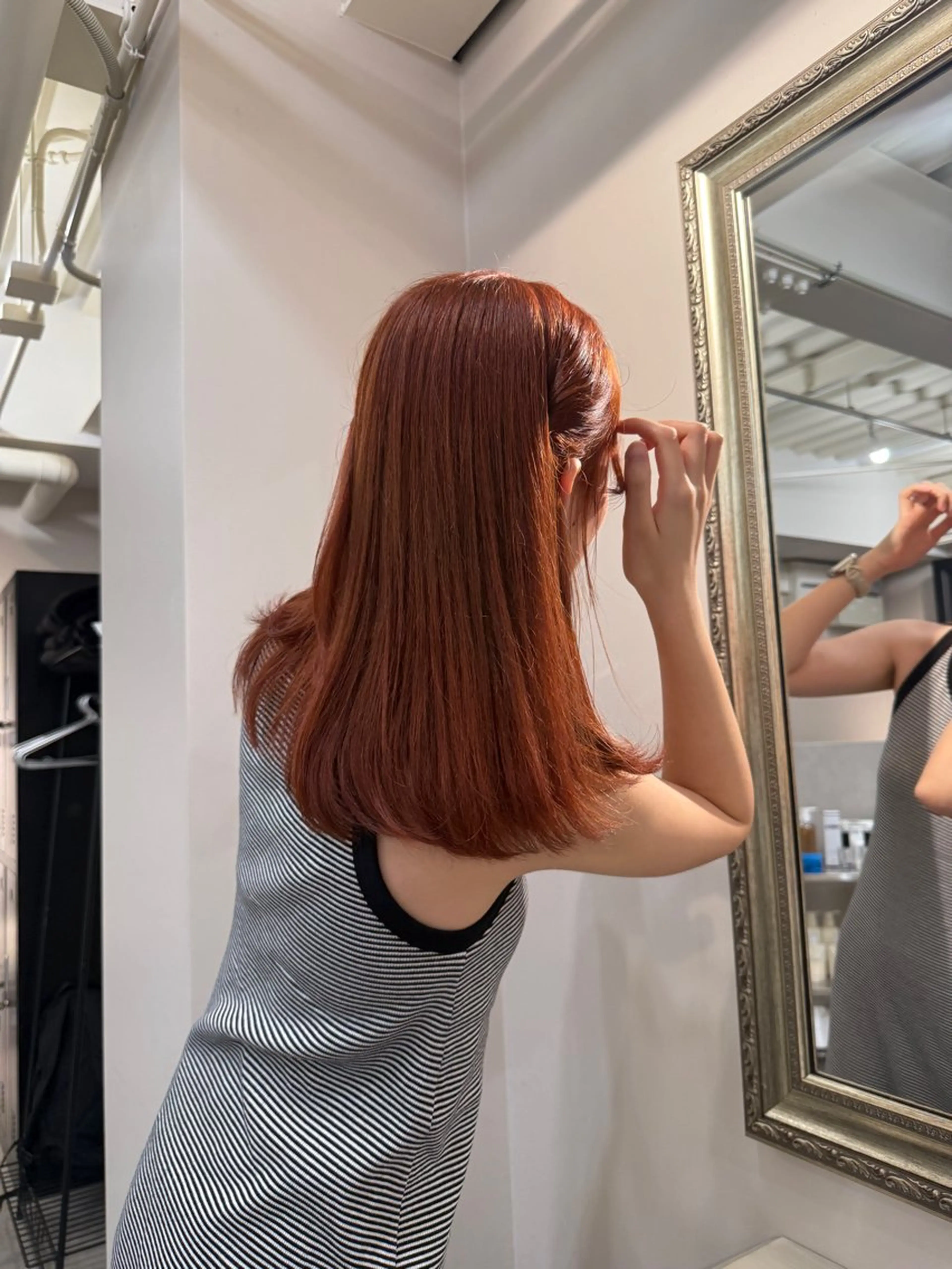 ミディアム カラー 堀江／韓国・透明感 カラー／みずき🐩のヘアスタイル