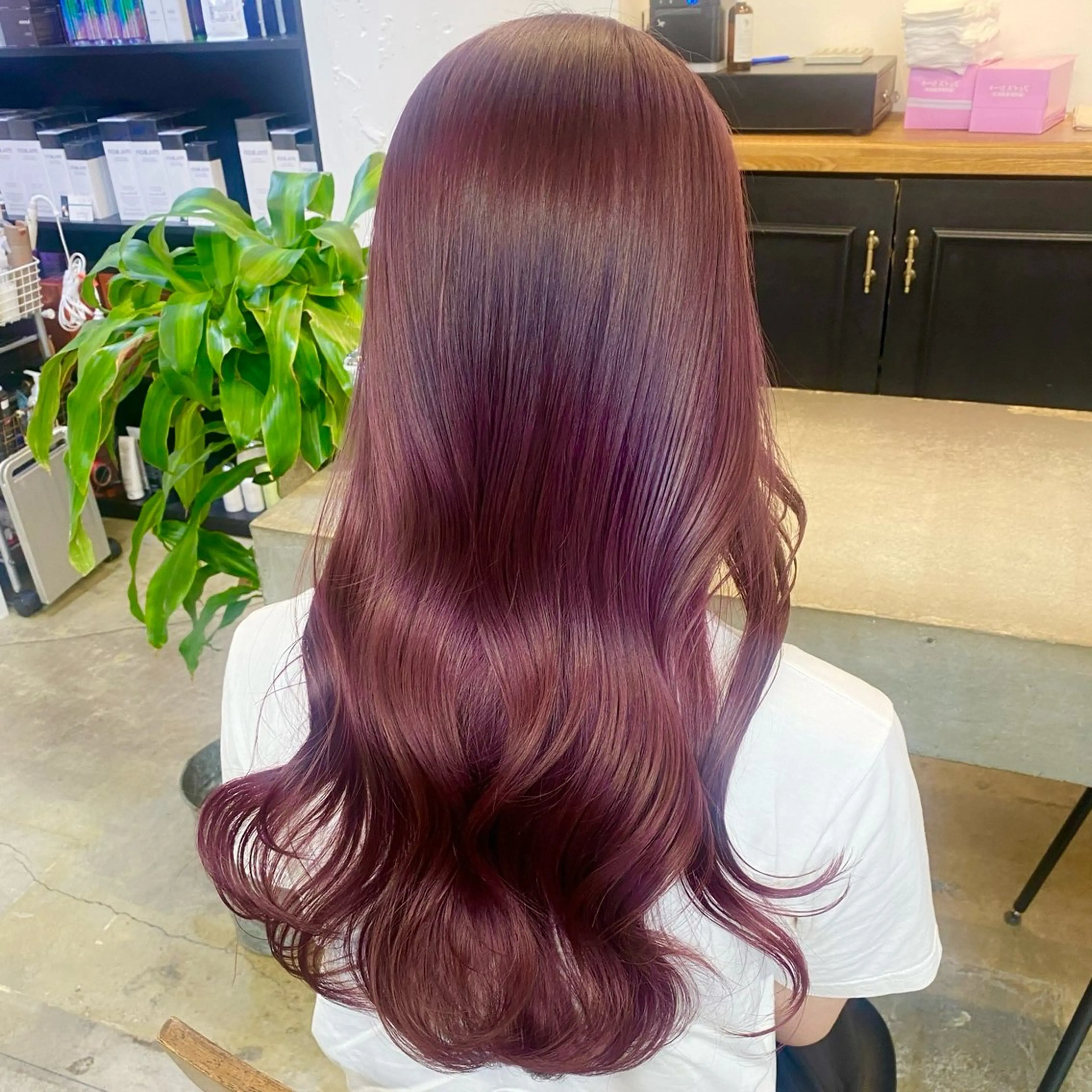 セミロング カラー 艶髪ハイトーン /レイヤー✂️レオンのヘアスタイル