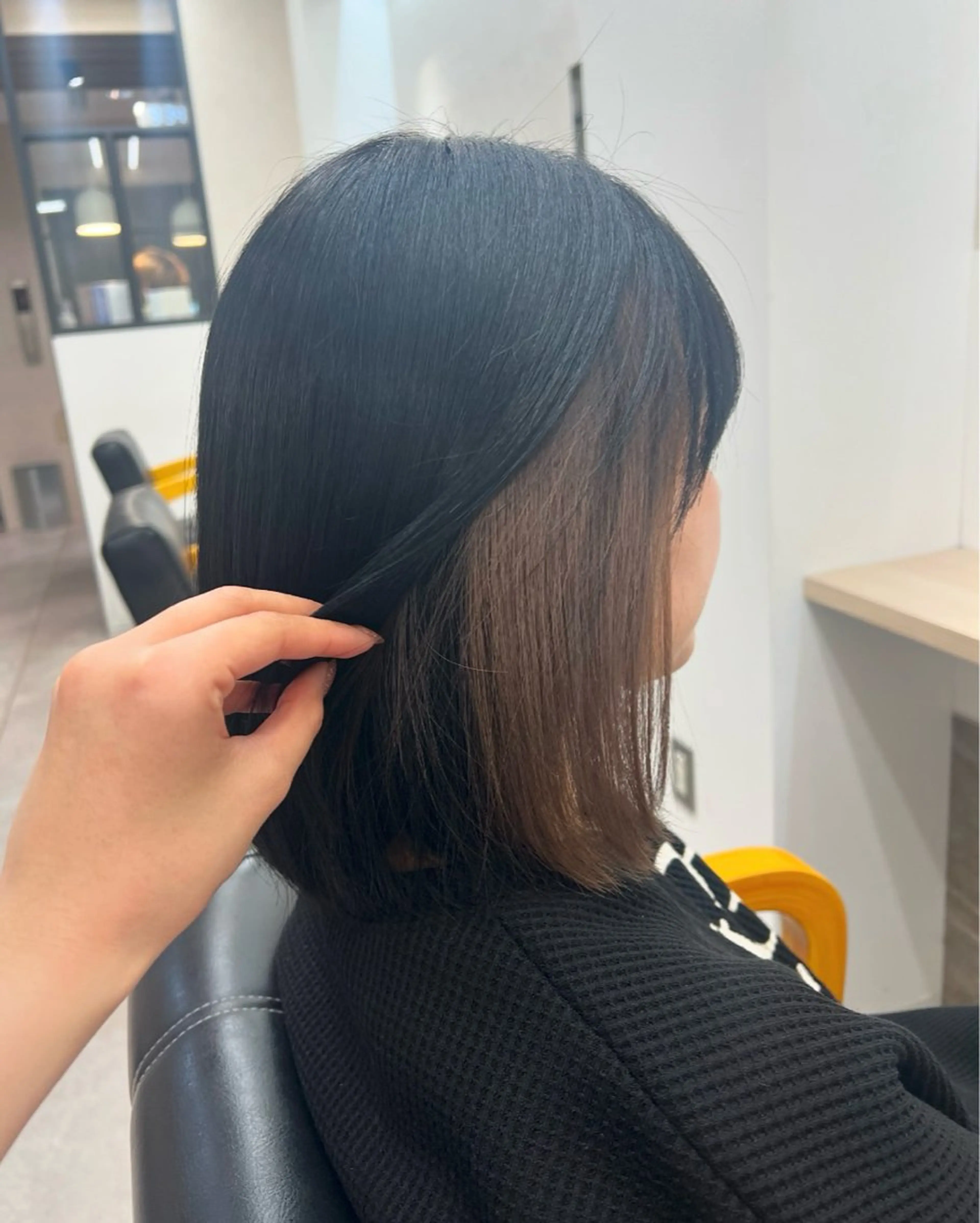 カラー ヘアカラー トリートメント GiseL 博多 ほのかのヘアスタイル