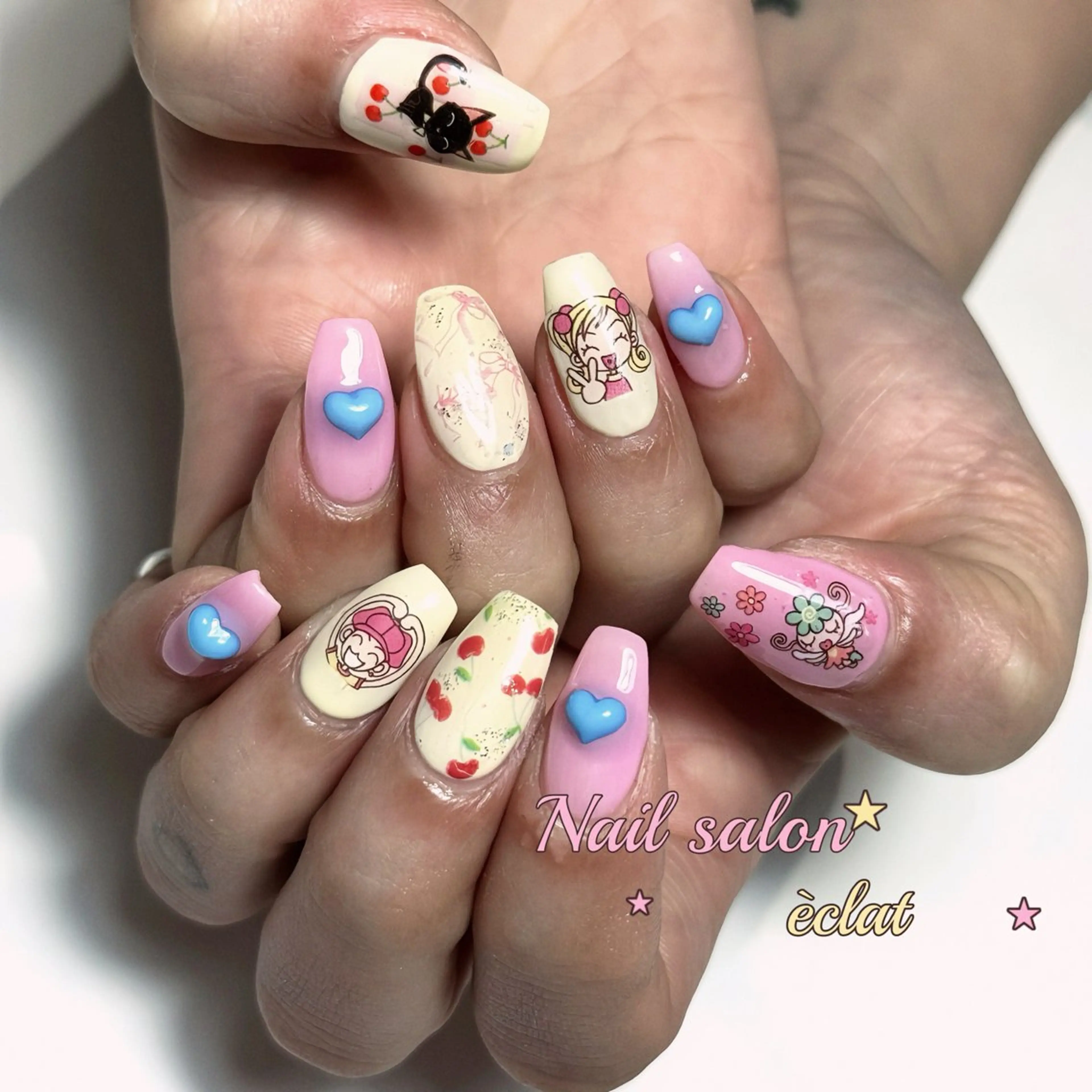 ネイル 持ち込み ハンドネイル éclat ⸝꙳.⋆ 栄｜久屋大通のネイルデザイン