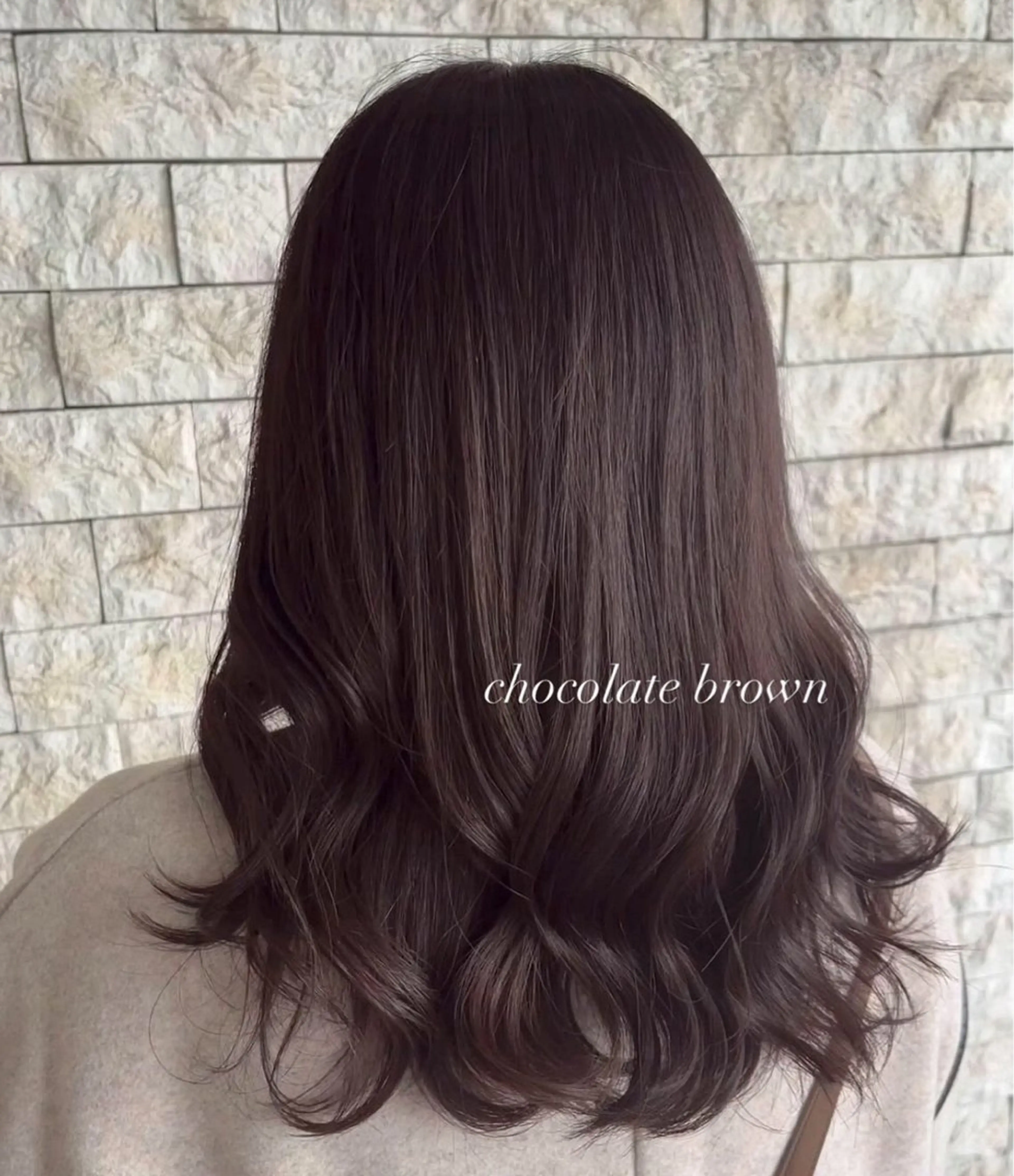 セミロング カラー カット ヘアカラー トリートメント 透明感カラー／ 艶感カラー／RAMUのヘアスタイル