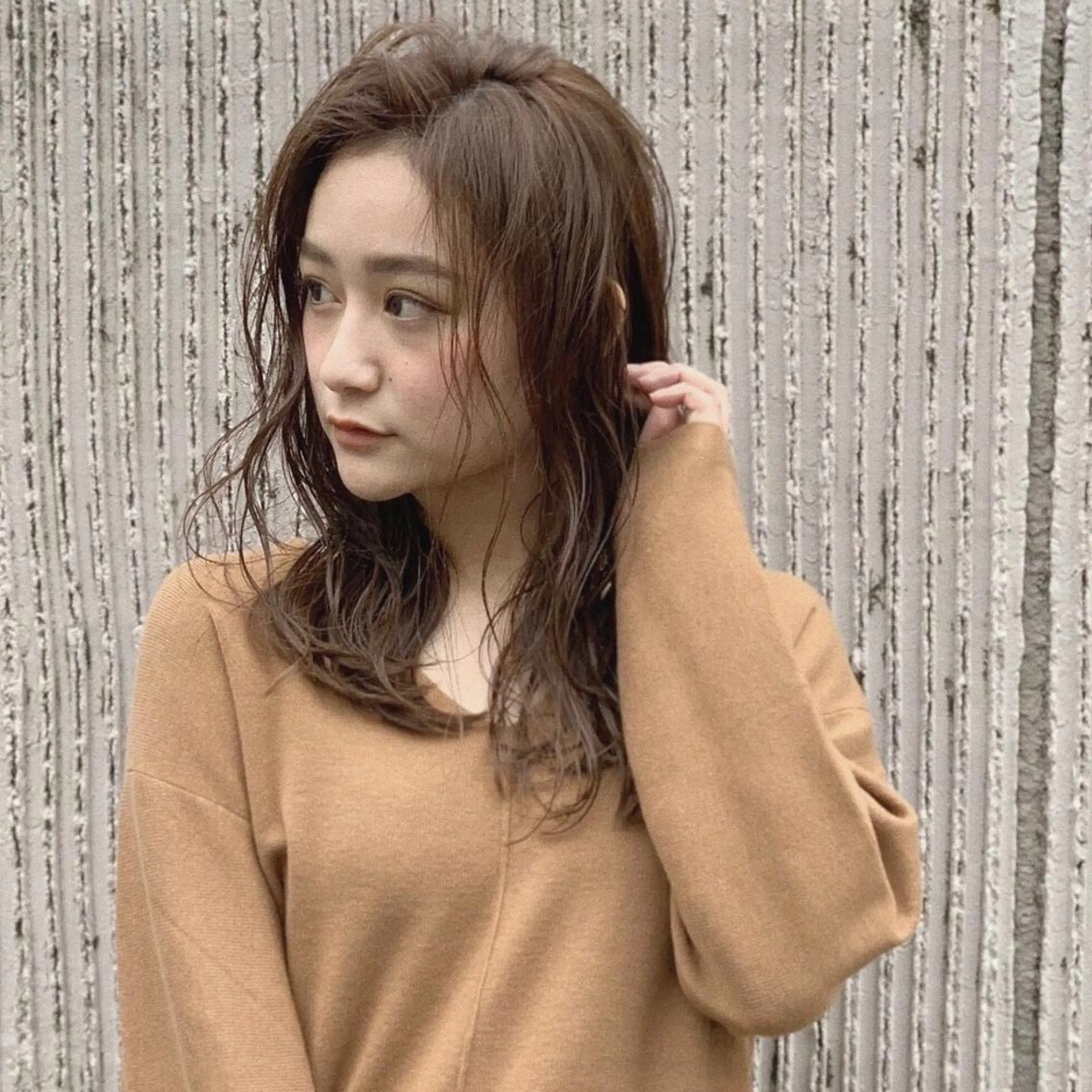 セミロング 冨木 雄斗のヘアスタイル