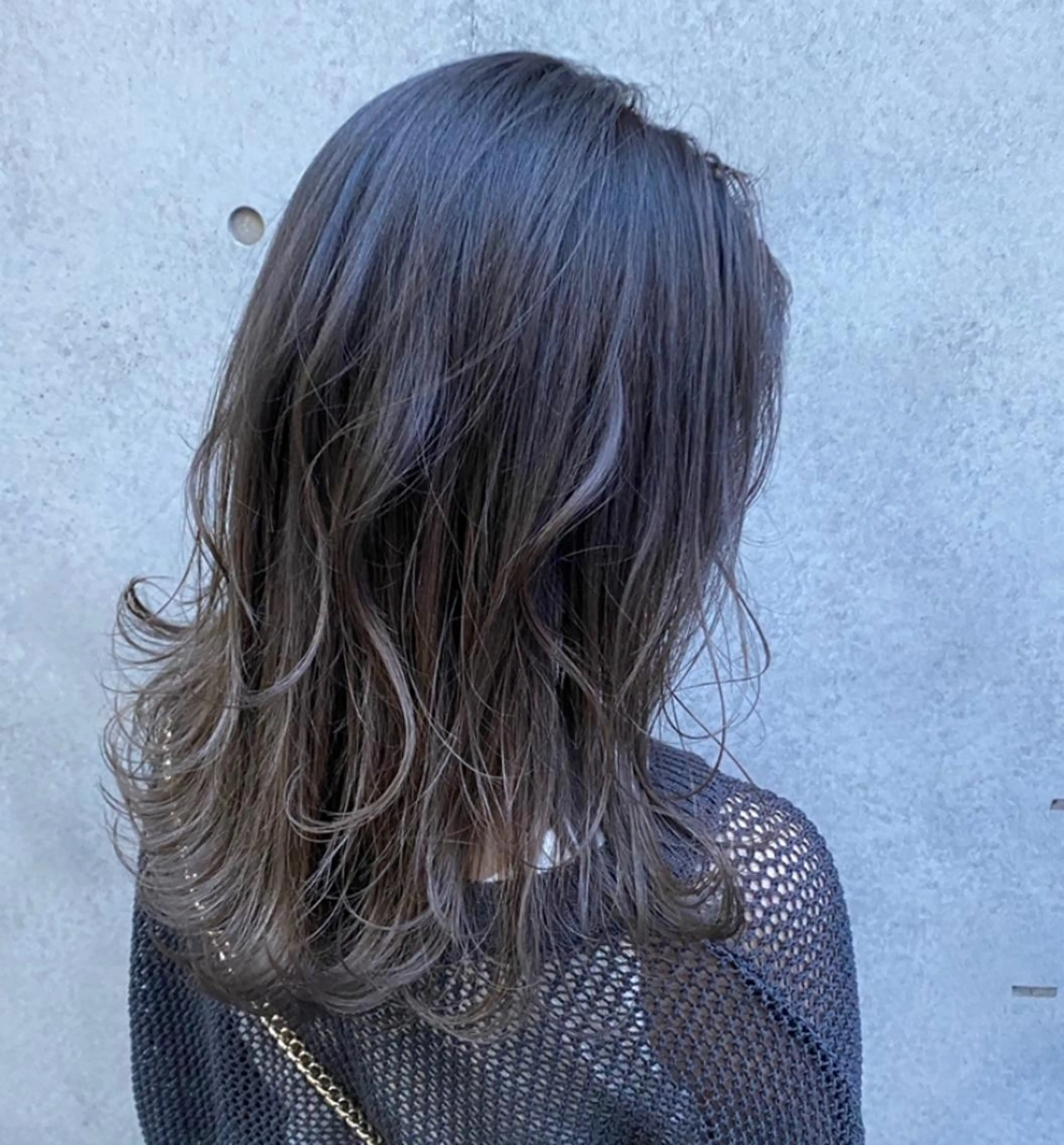 ミディアム カット ヘアカラー トリートメント 透け感×顔まわり デザイン✂︎吉田のヘアスタイル