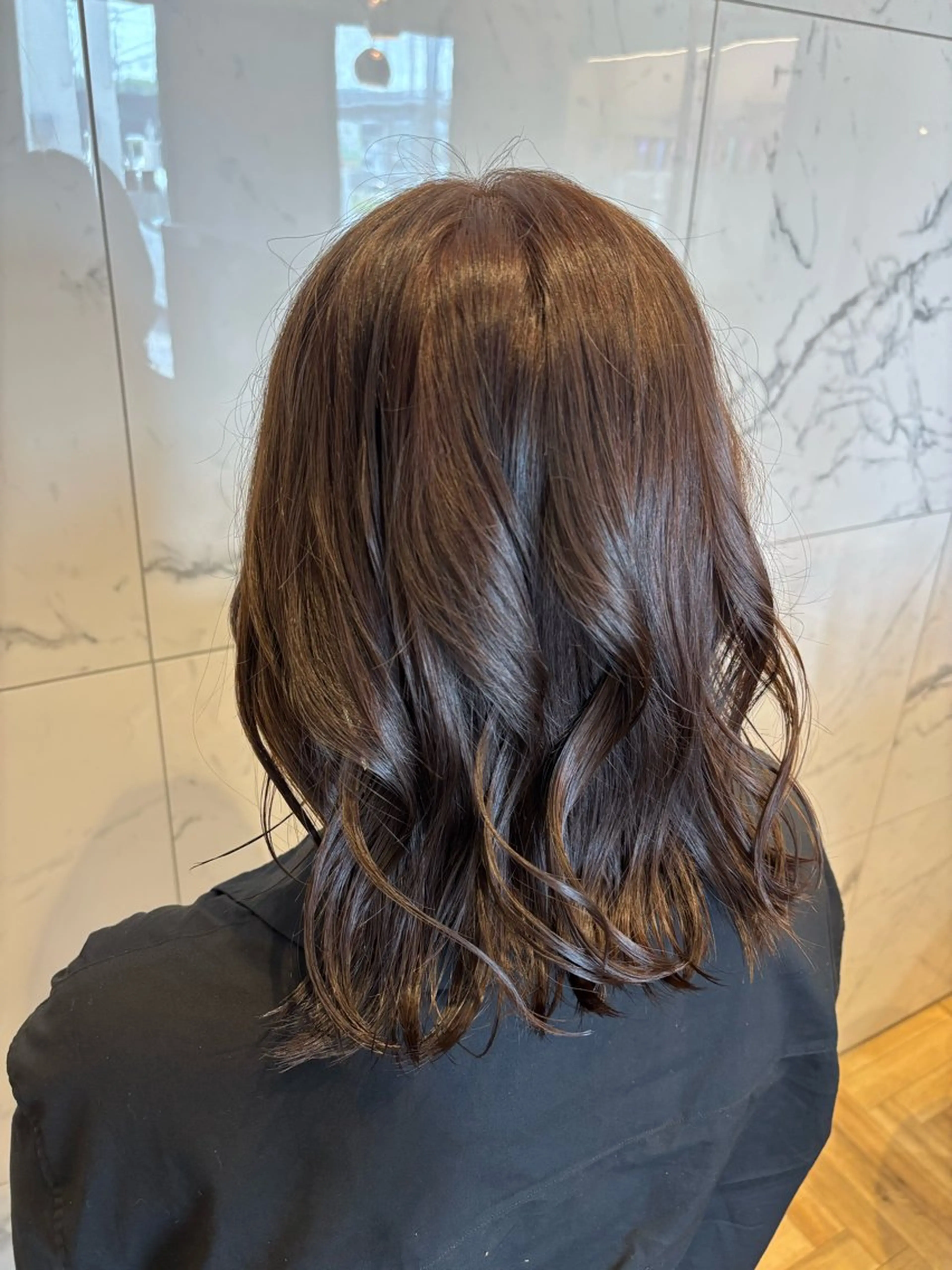 カラー ブラウンカラー ヘアカラー 木村 綺音のヘアスタイル