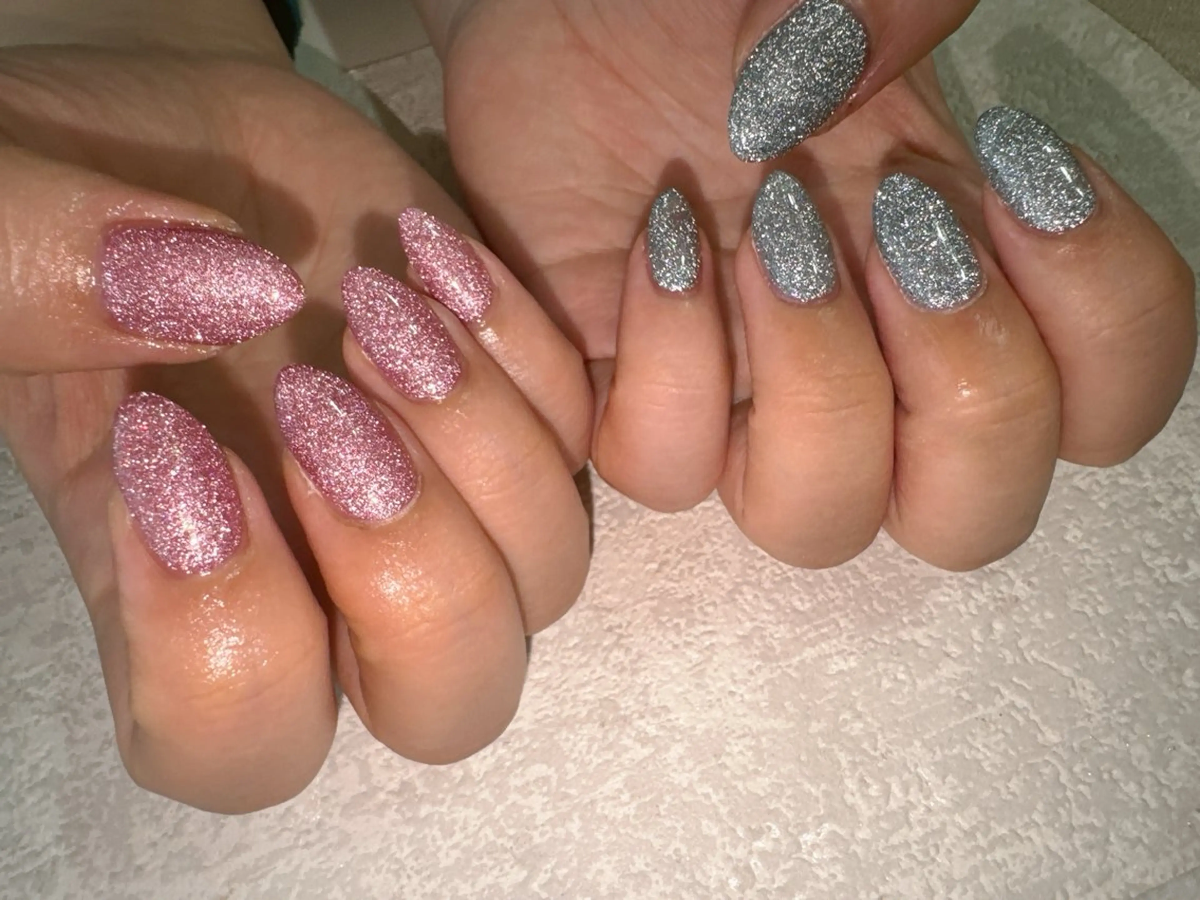 ネイル オーロラネイル フラッシュネイル フットネイル フレンチネイル ジェルネイル kikinail 溝の口のネイルデザイン