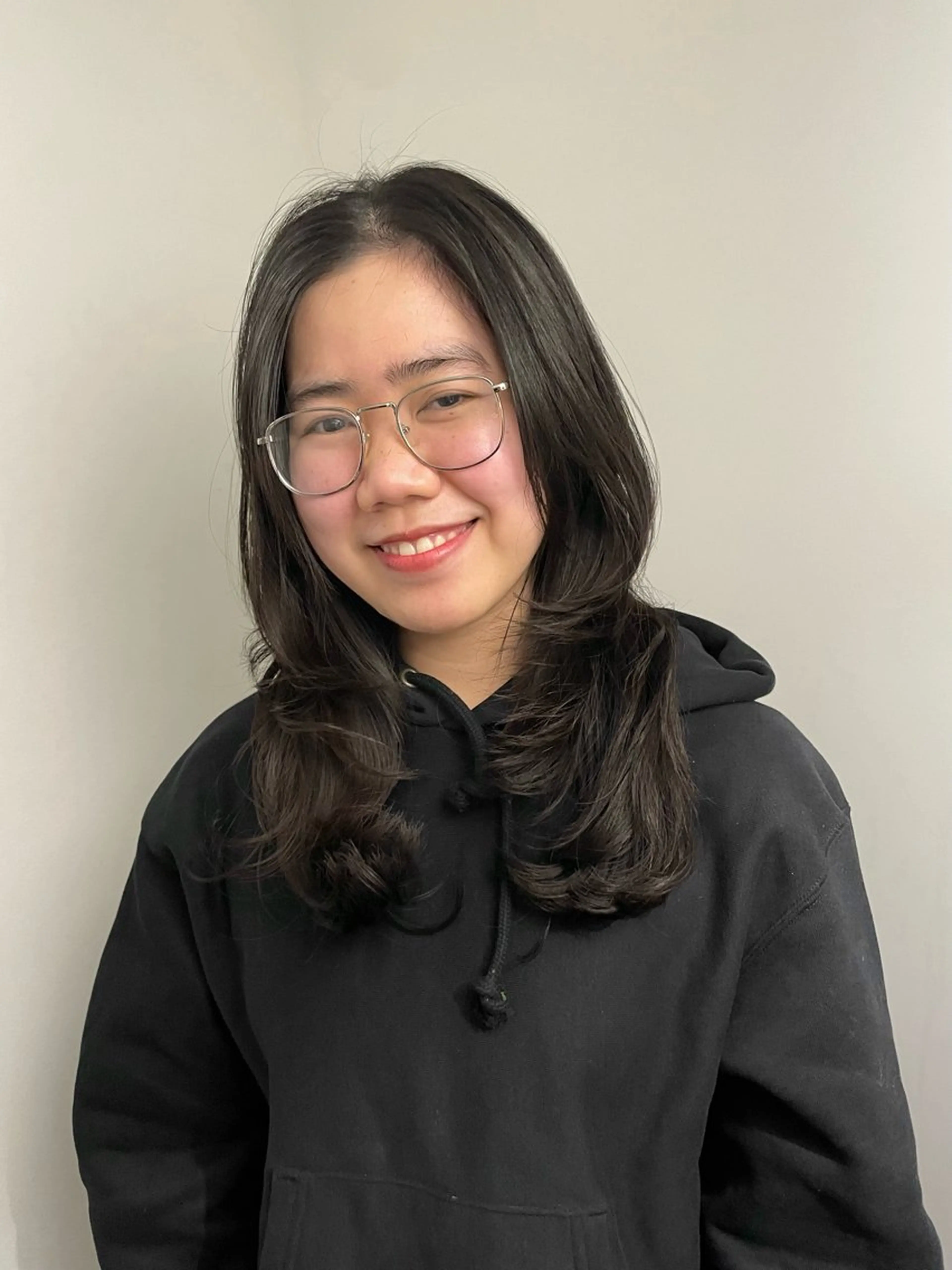 セミロング ハッシュカット カット yu-kaハッシュ カット/韓国レイヤーのヘアスタイル