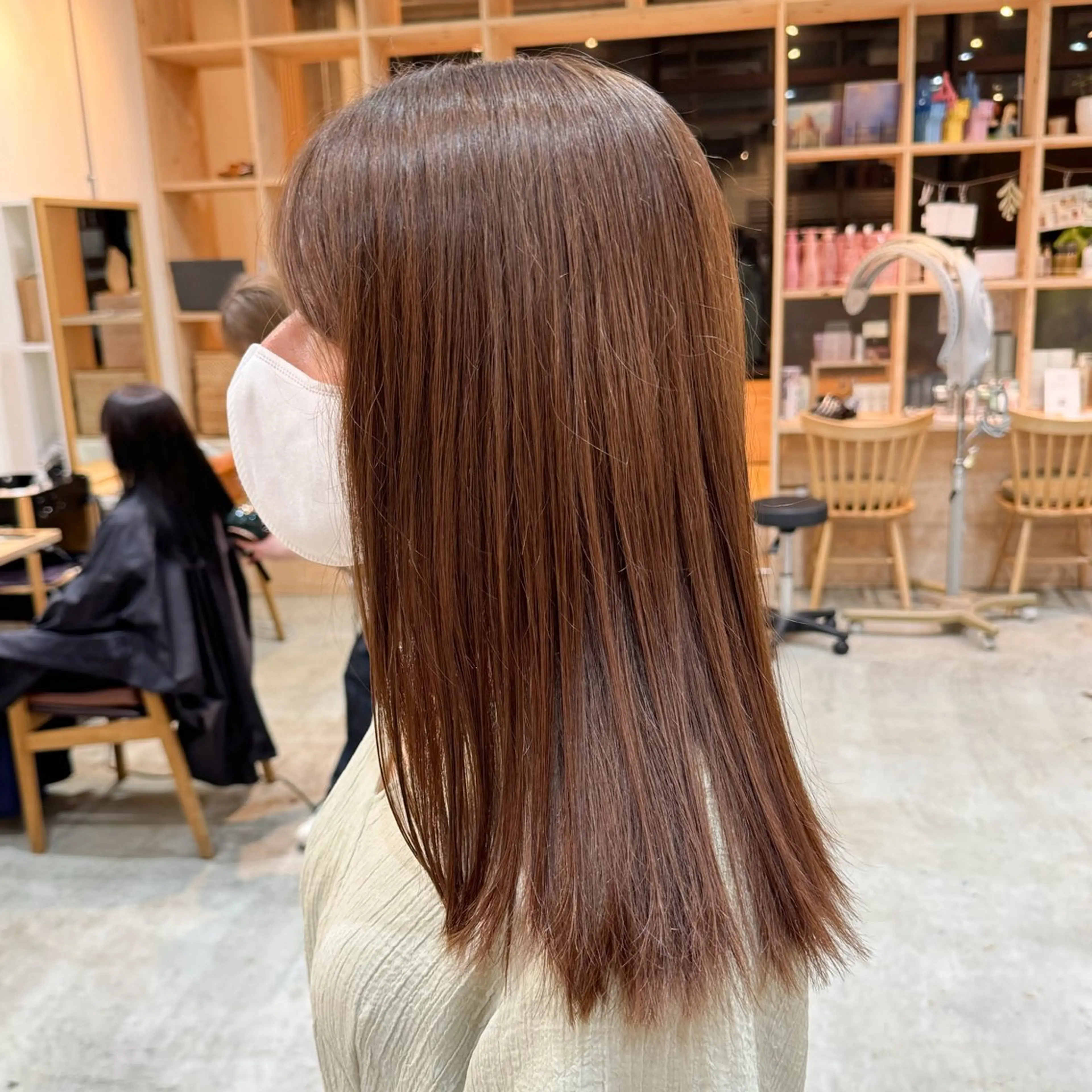 ミディアム カラー カット ヘアカラー トリートメント 透明感カラー/レイ ヤー/Nana🌈のヘアスタイル