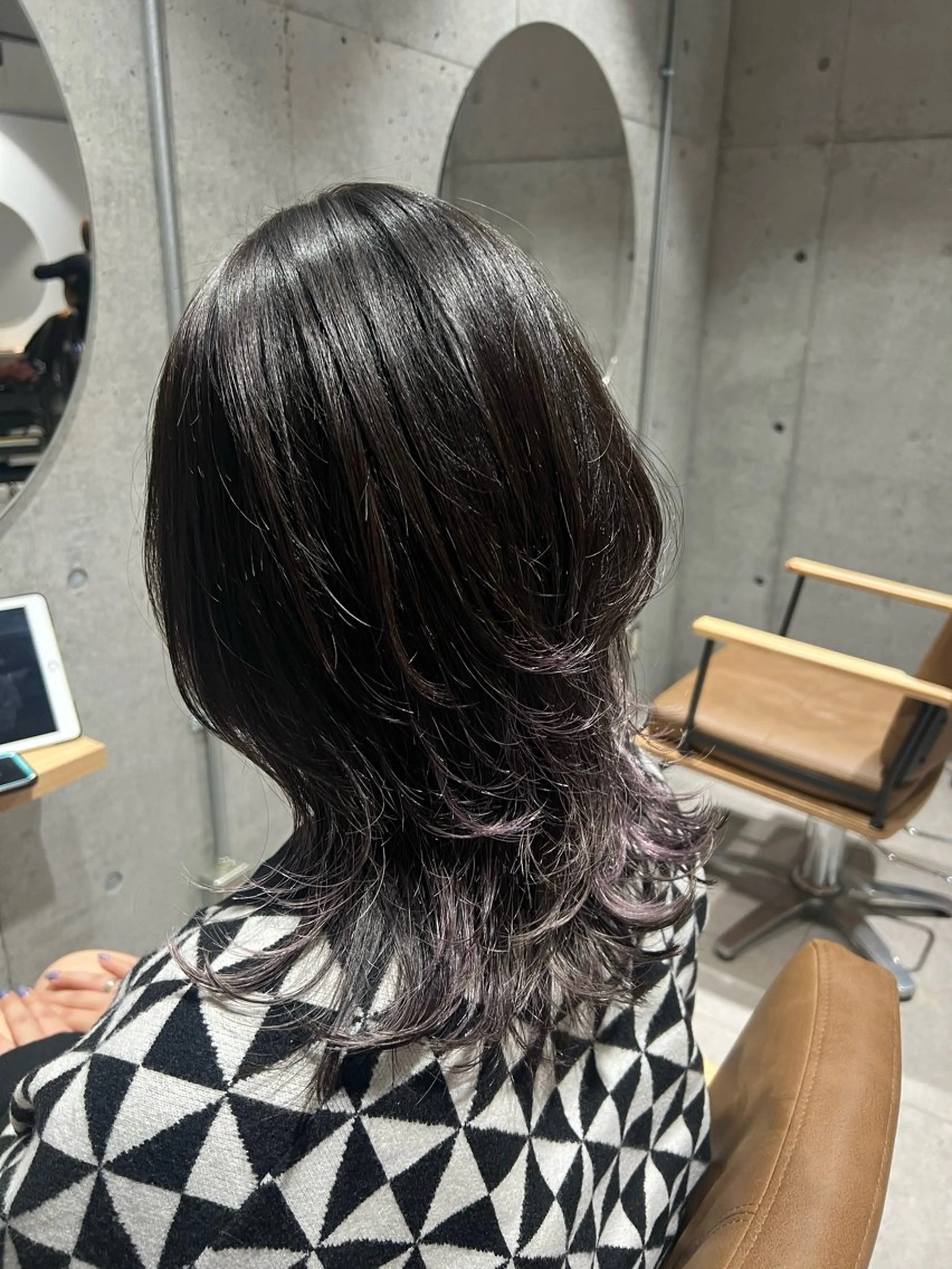 ミディアム 透明感カラー/ベージ ュ/HIKARU🌿のヘアスタイル