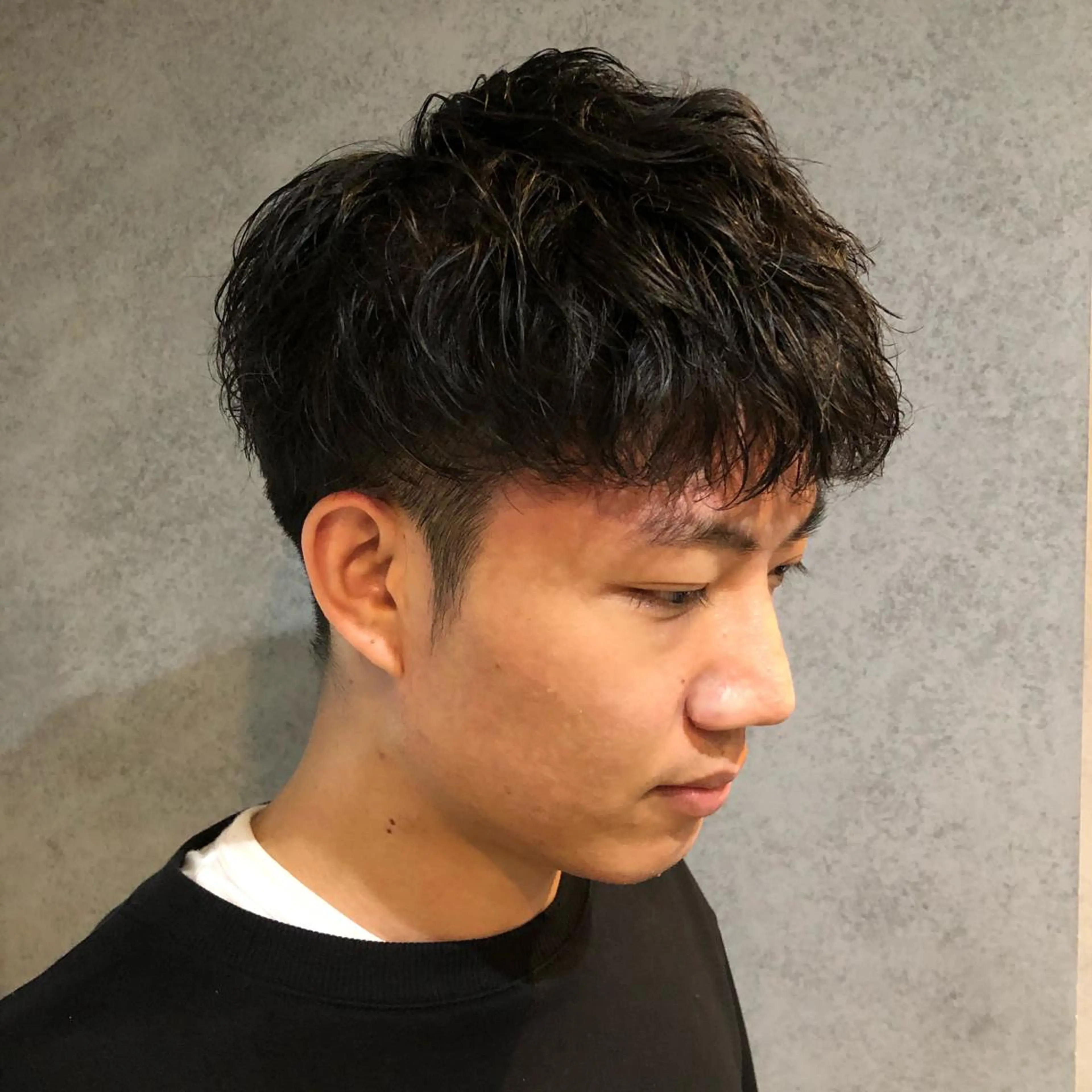 パーマ メンズ 櫻井 未悠のヘアスタイル