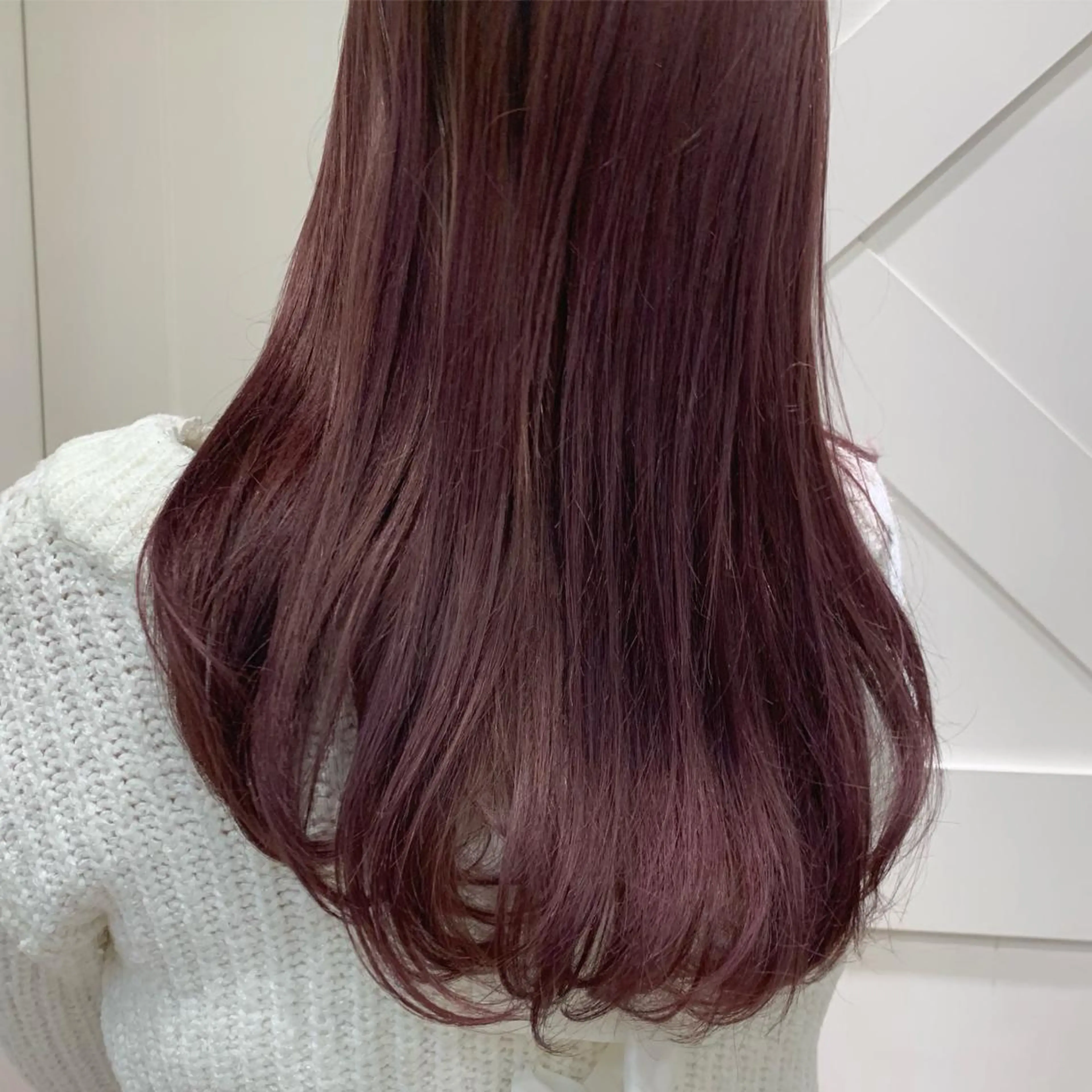 ロング ピンクブラウン HAUS.所属・秋守 百華のヘアスタイル