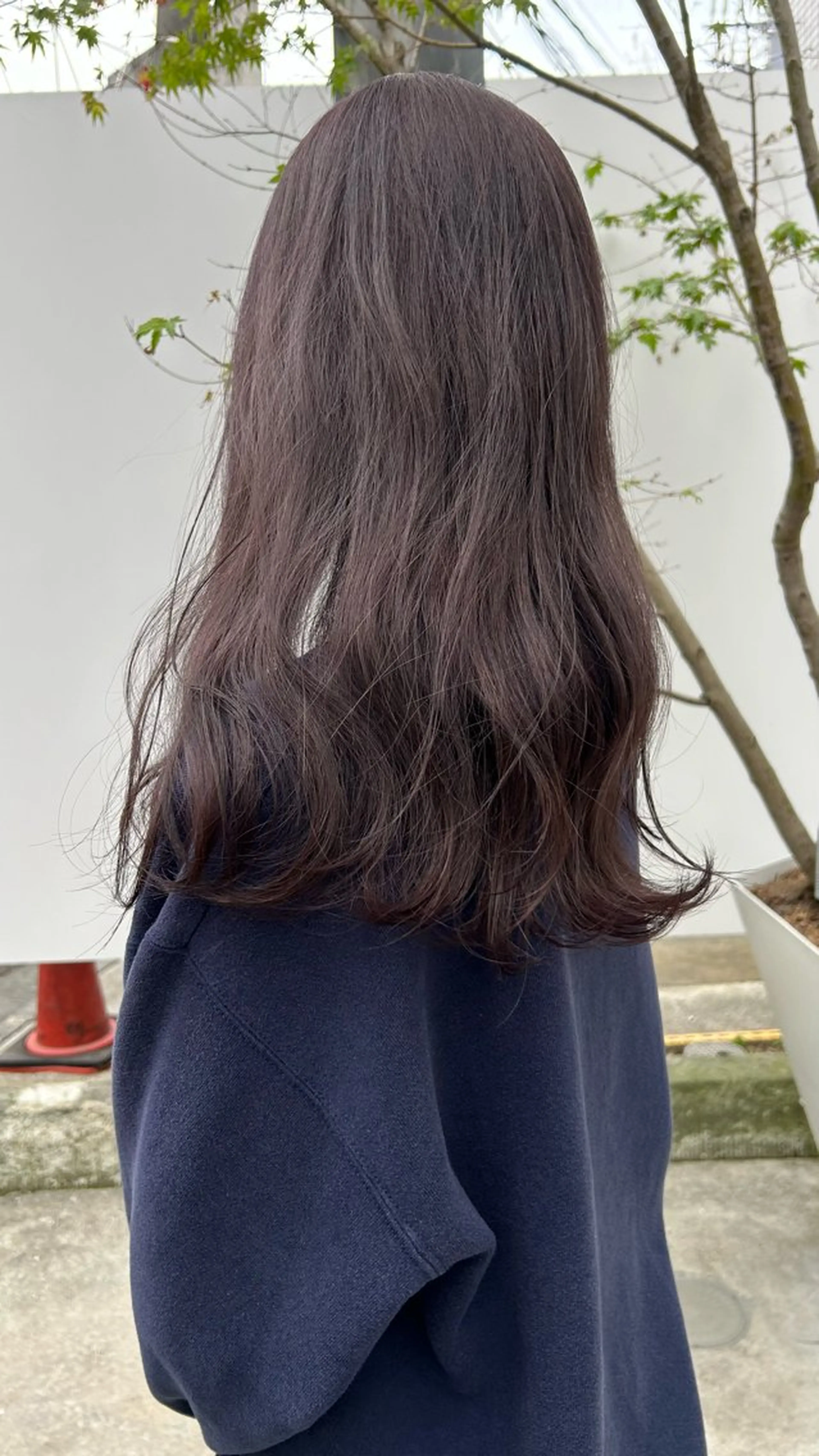 セミロング カラー ヘアカラー じゅわっと暖色カラー 🍊Moemiのヘアスタイル