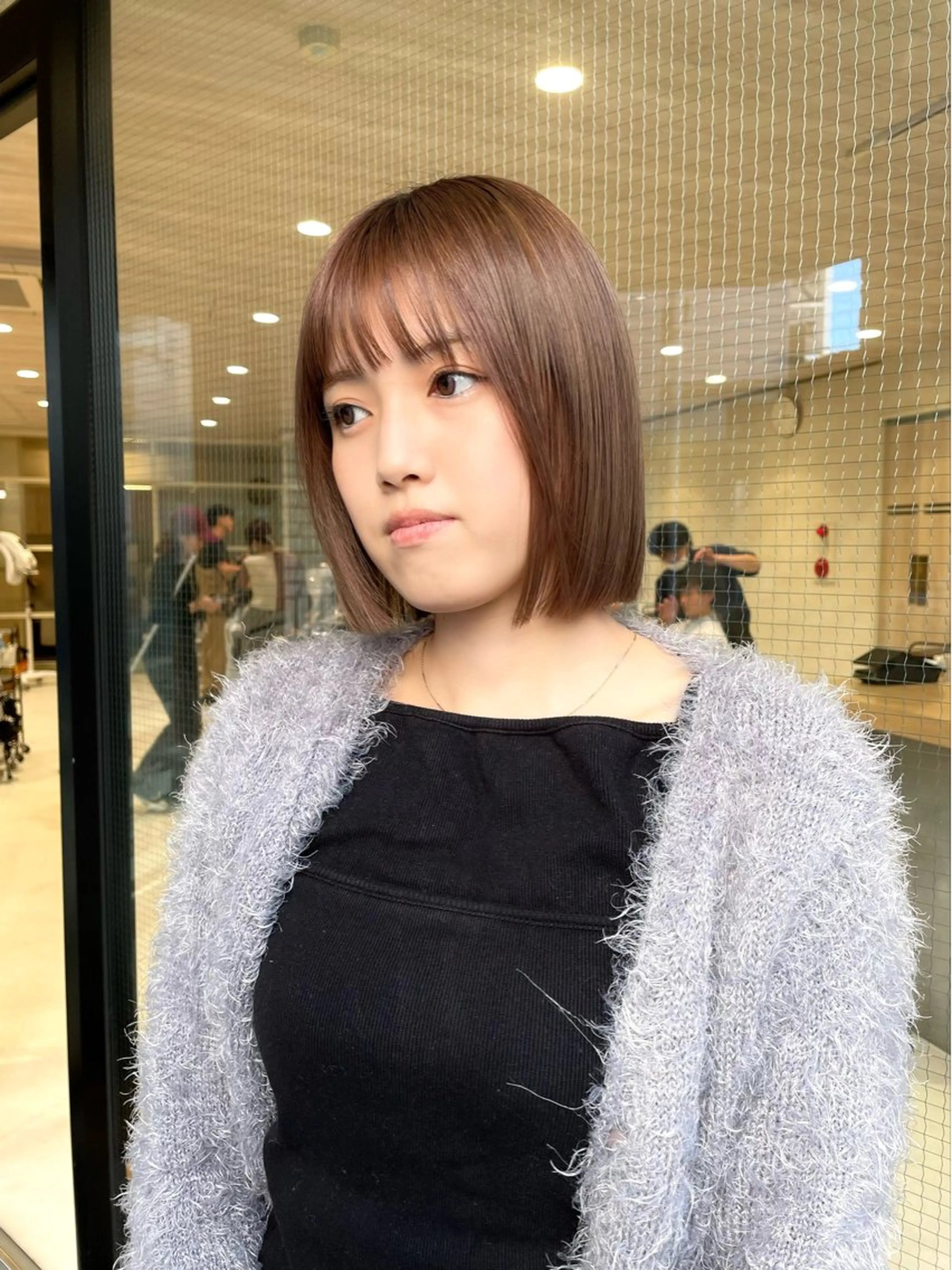 ミディアム カット ヘアカラー haru/レイヤー/ ウルフのヘアスタイル