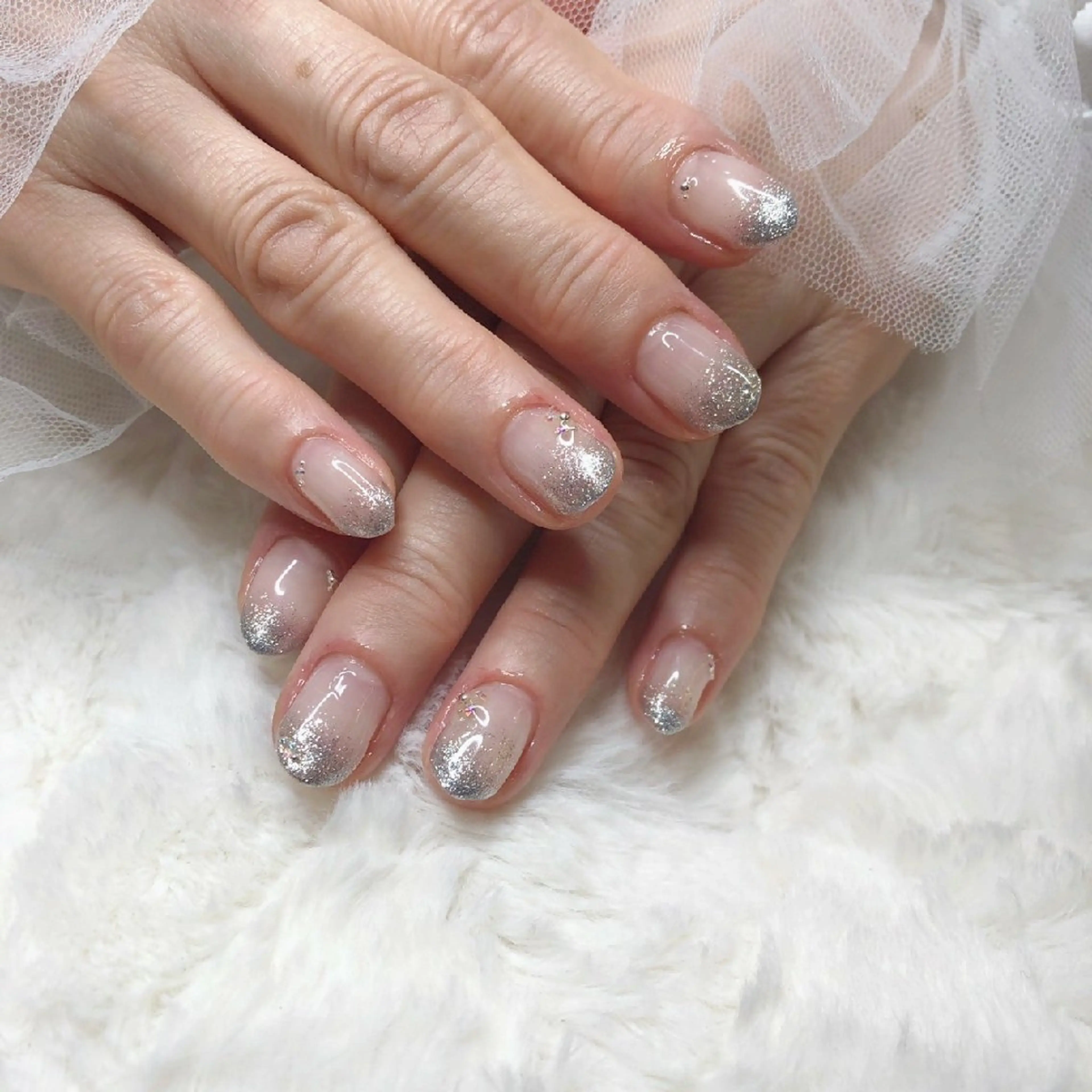 ネイル ラメ(グリッター) ラメグラデーション N.Sサロン Miyauchiのエステ・リラクイメージ