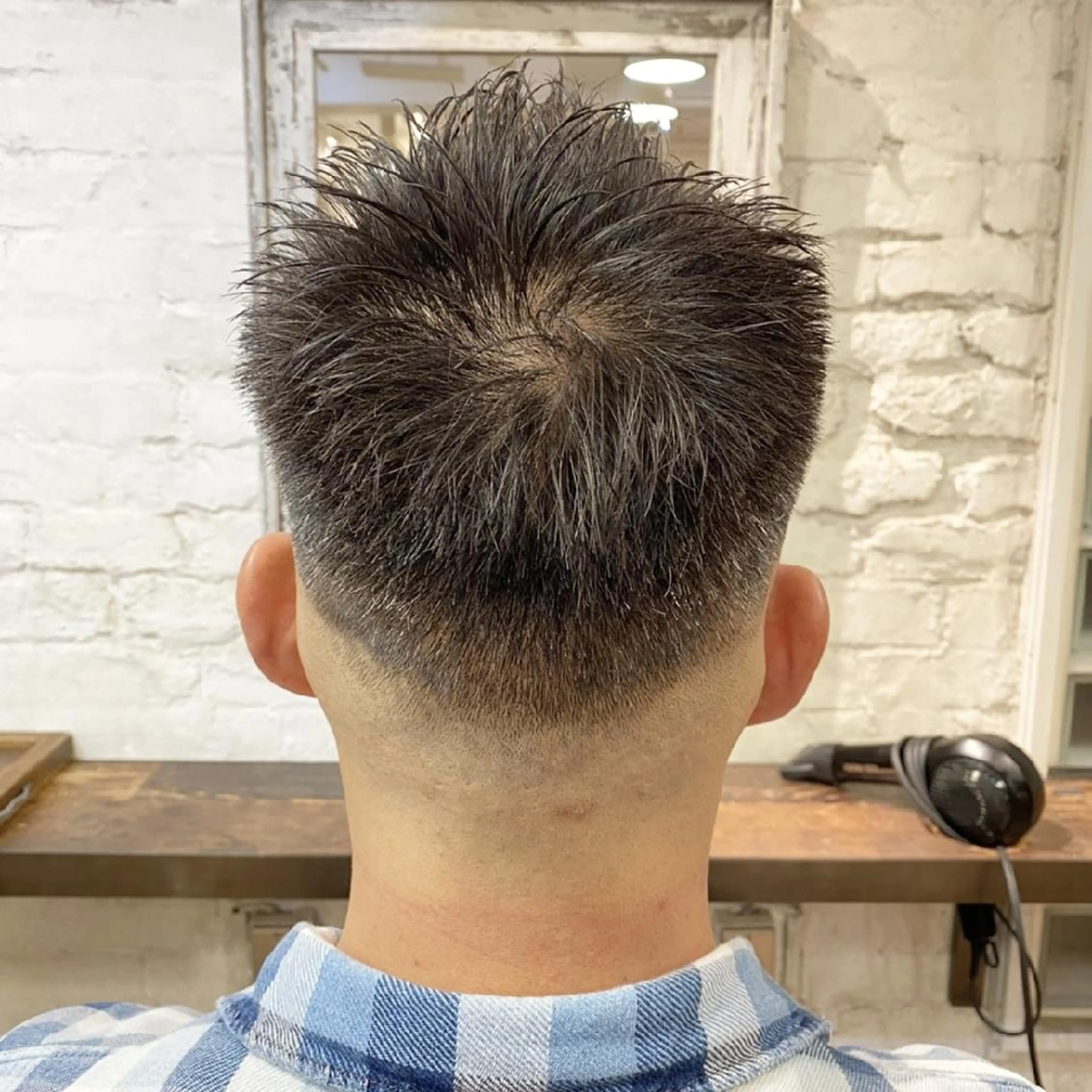 ショート メンズ カット Hair make ONE  008所属・メンズ/フェード/ バーバー/盛山大地のヘアスタイル