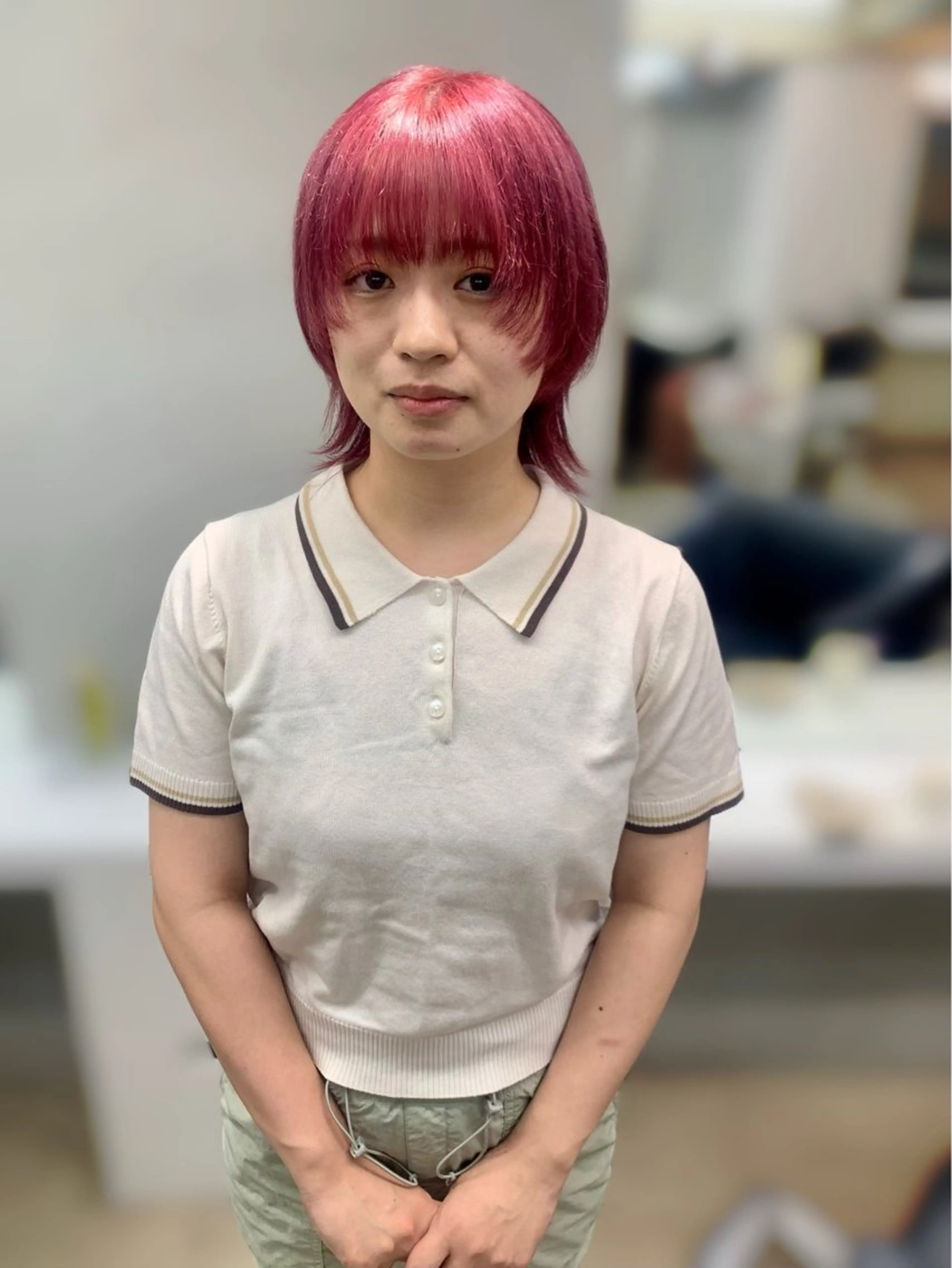 ショート カラー ヘアアレンジ ヘアカラー トリートメント 個性爆弾💣 ダブルカラー/ゆかのヘアスタイル