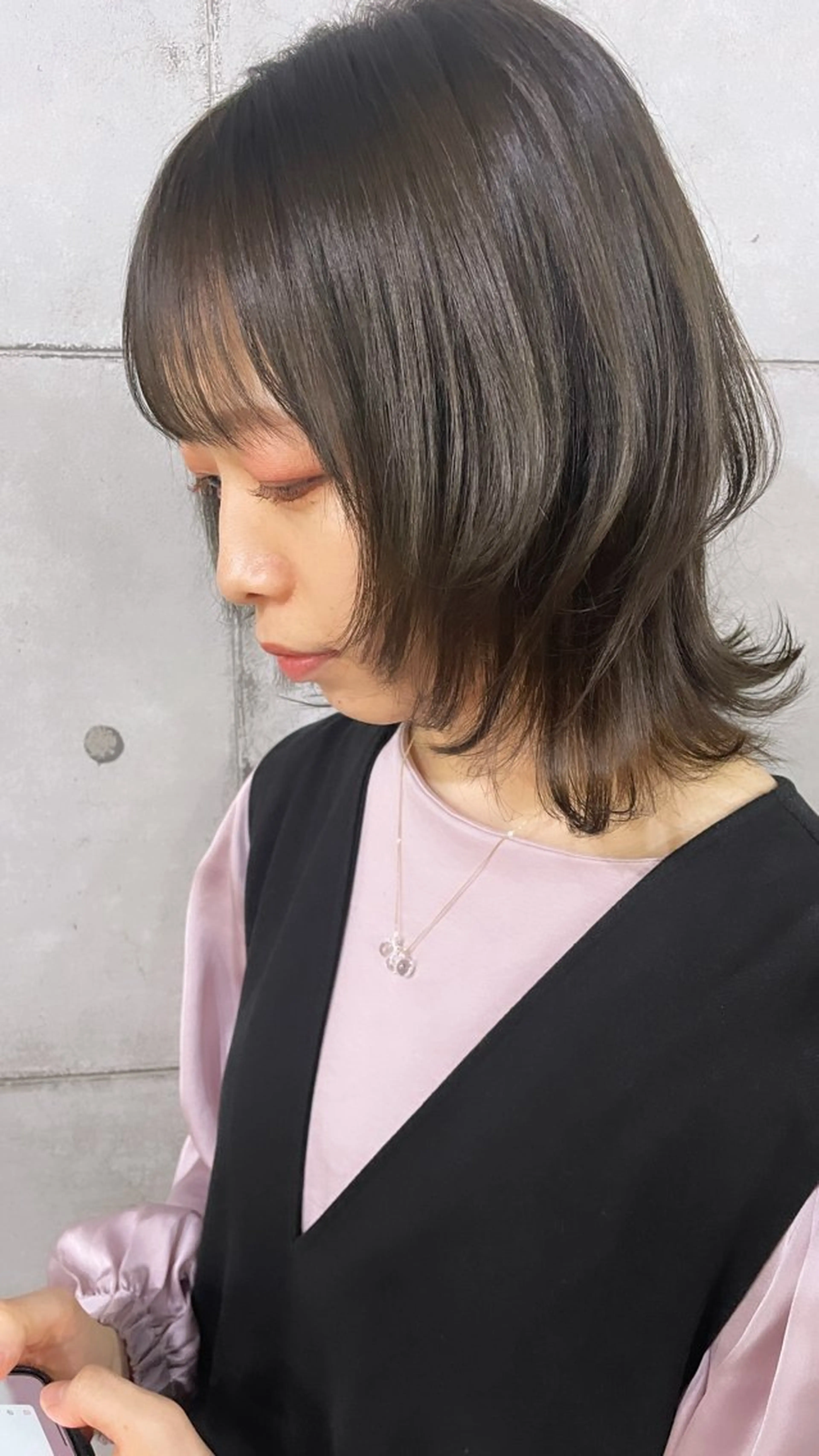 ミディアム カラー ヘアカラー トリートメント MAIKO 【中崎・茶屋町】のヘアスタイル