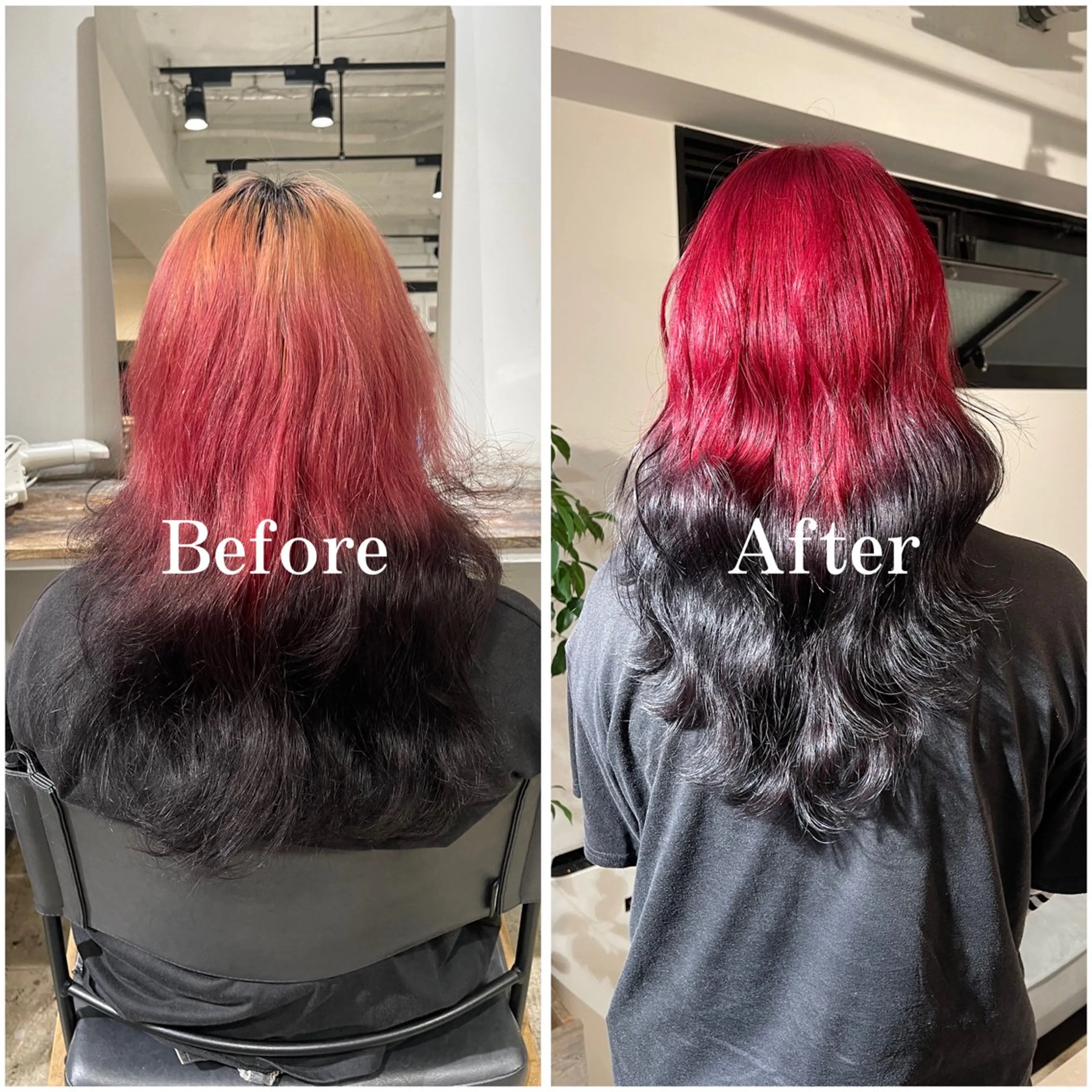 ロング カラー ブリーチ デザインカラー ハイトーンカラー ヘアカラー トリートメント ムラ修正/ ハイトーン💖Riaのヘアスタイル