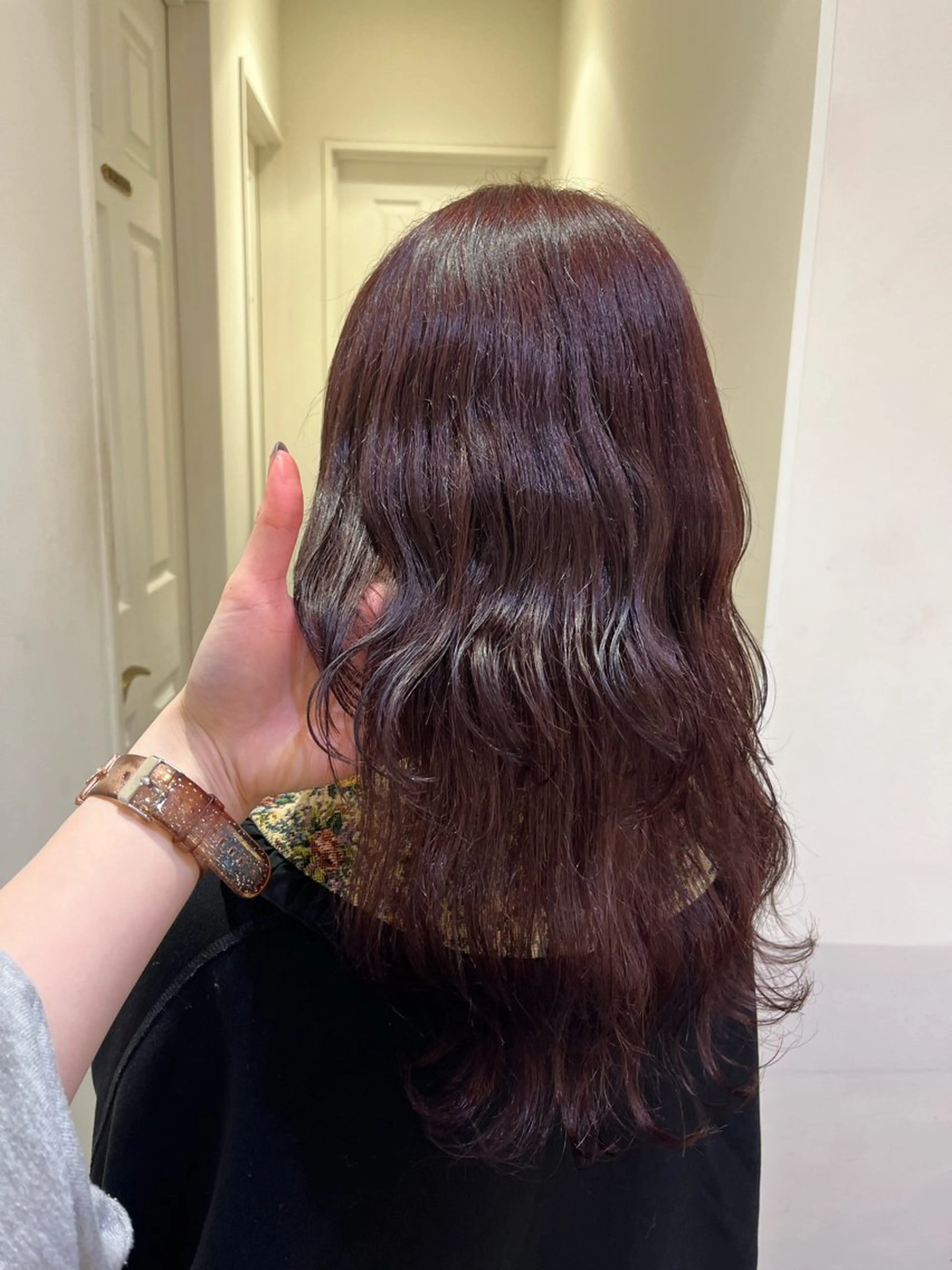 カラー ブラウンカラー ピンクカラー エクステ🎀 暖色カラー🎀amiのヘアスタイル