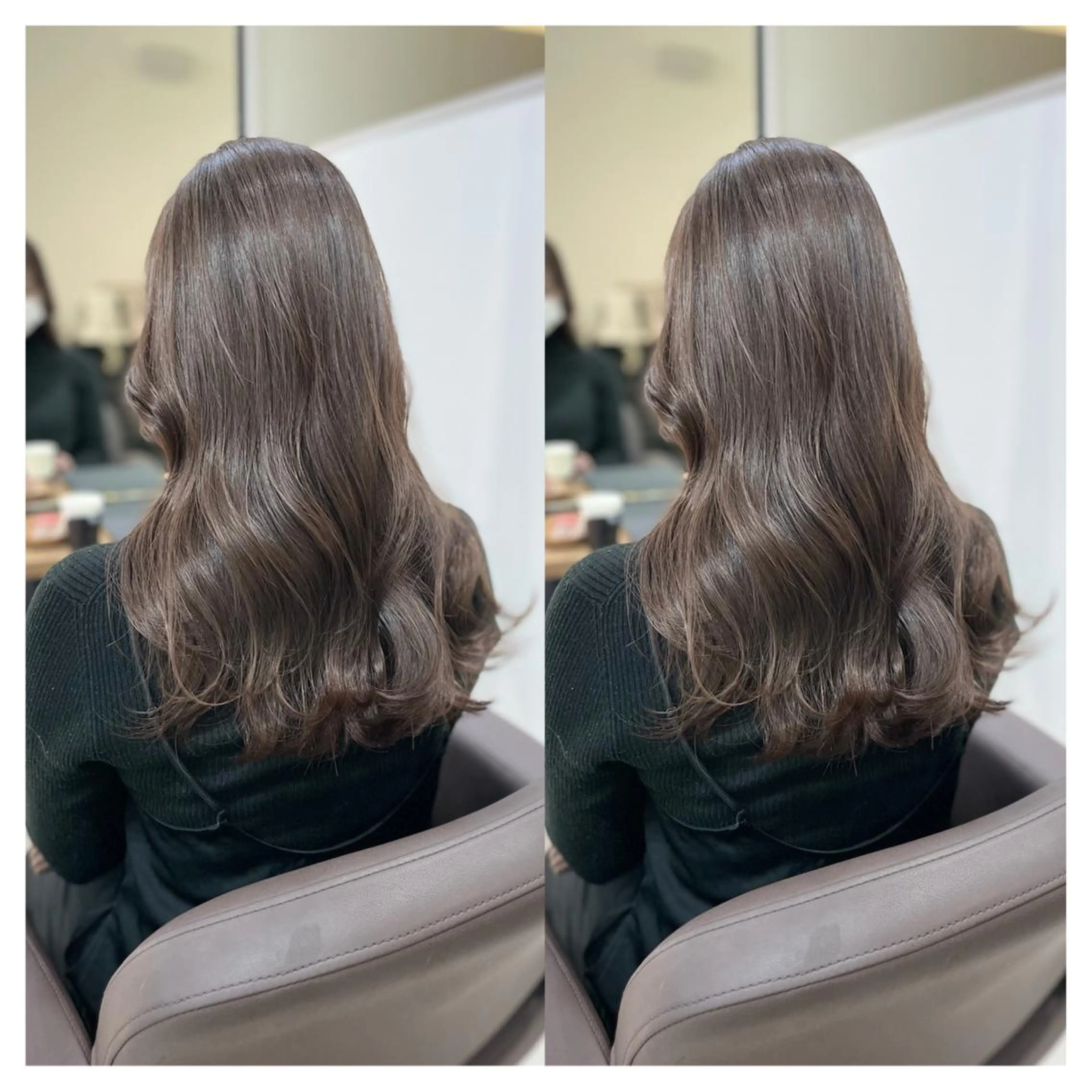 ロング カラー カット ヘアカラー トリートメント 村山 茉衣のヘアスタイル